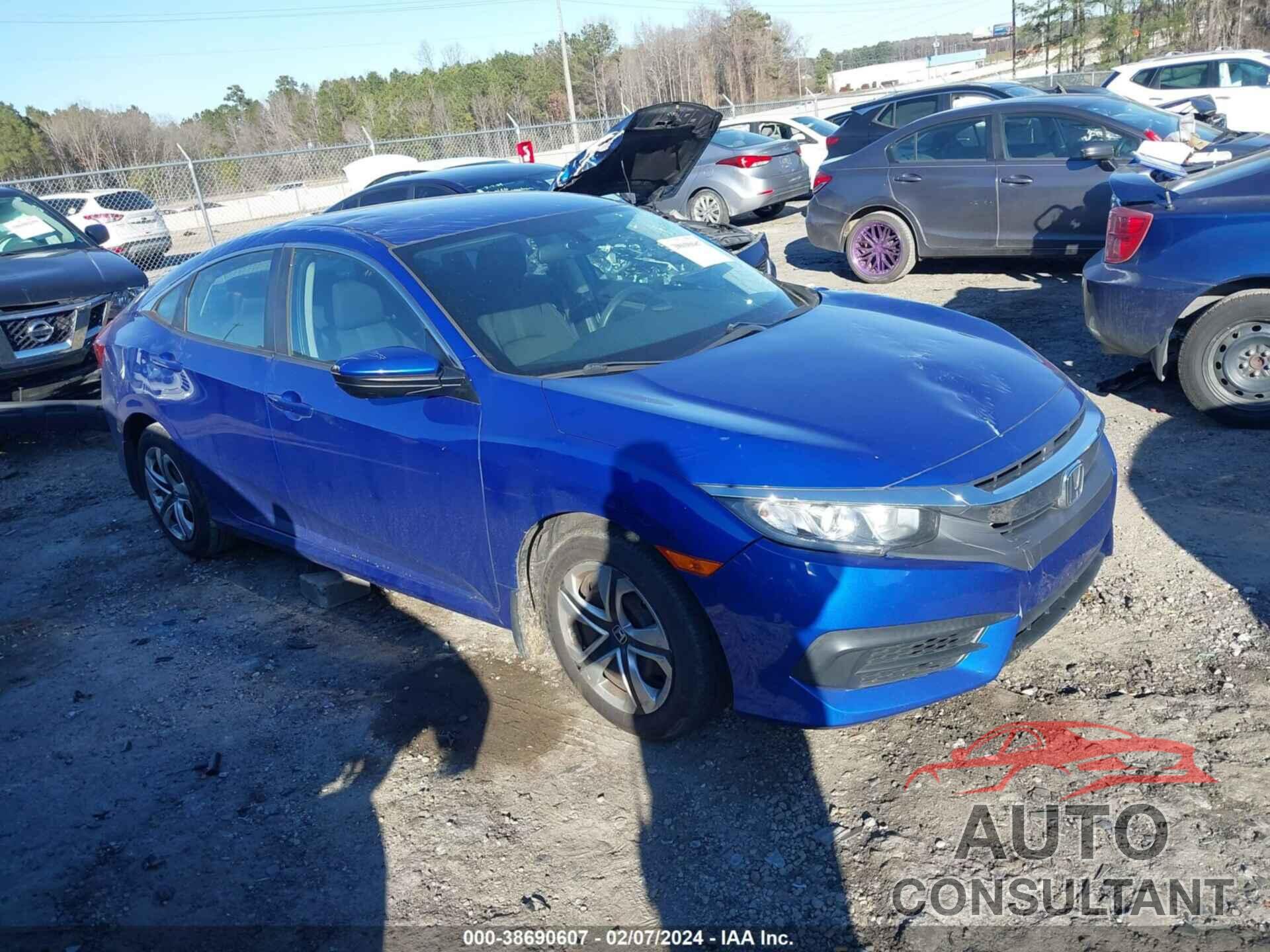 HONDA CIVIC 2017 - 19XFC2F54HE233706