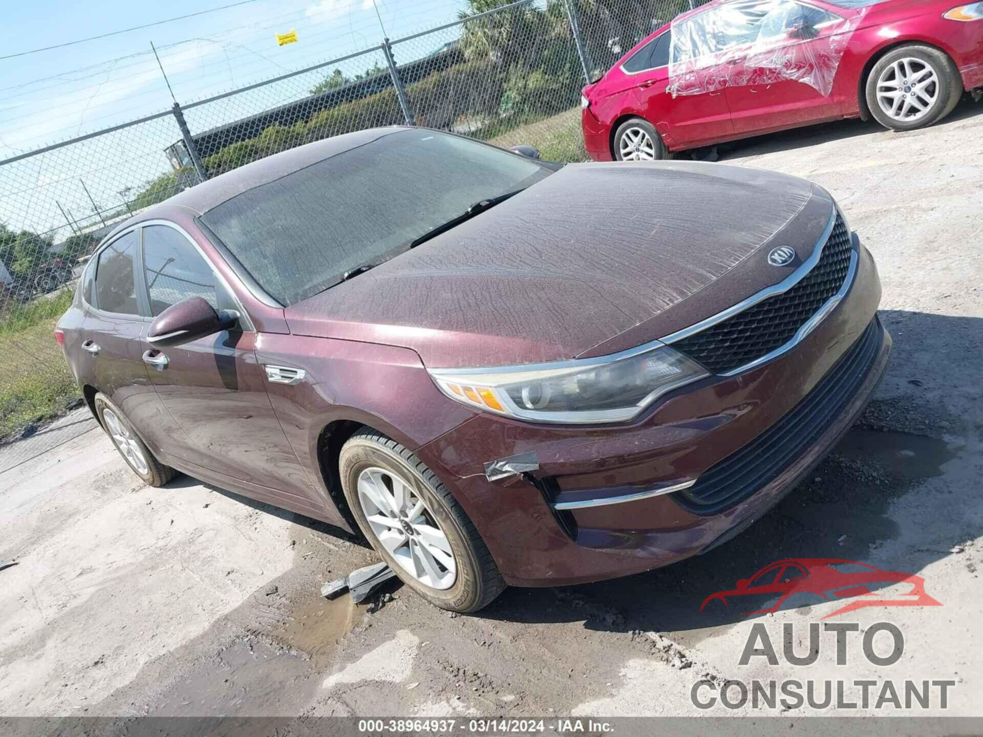 KIA OPTIMA 2016 - 5XXGT4L36GG081047