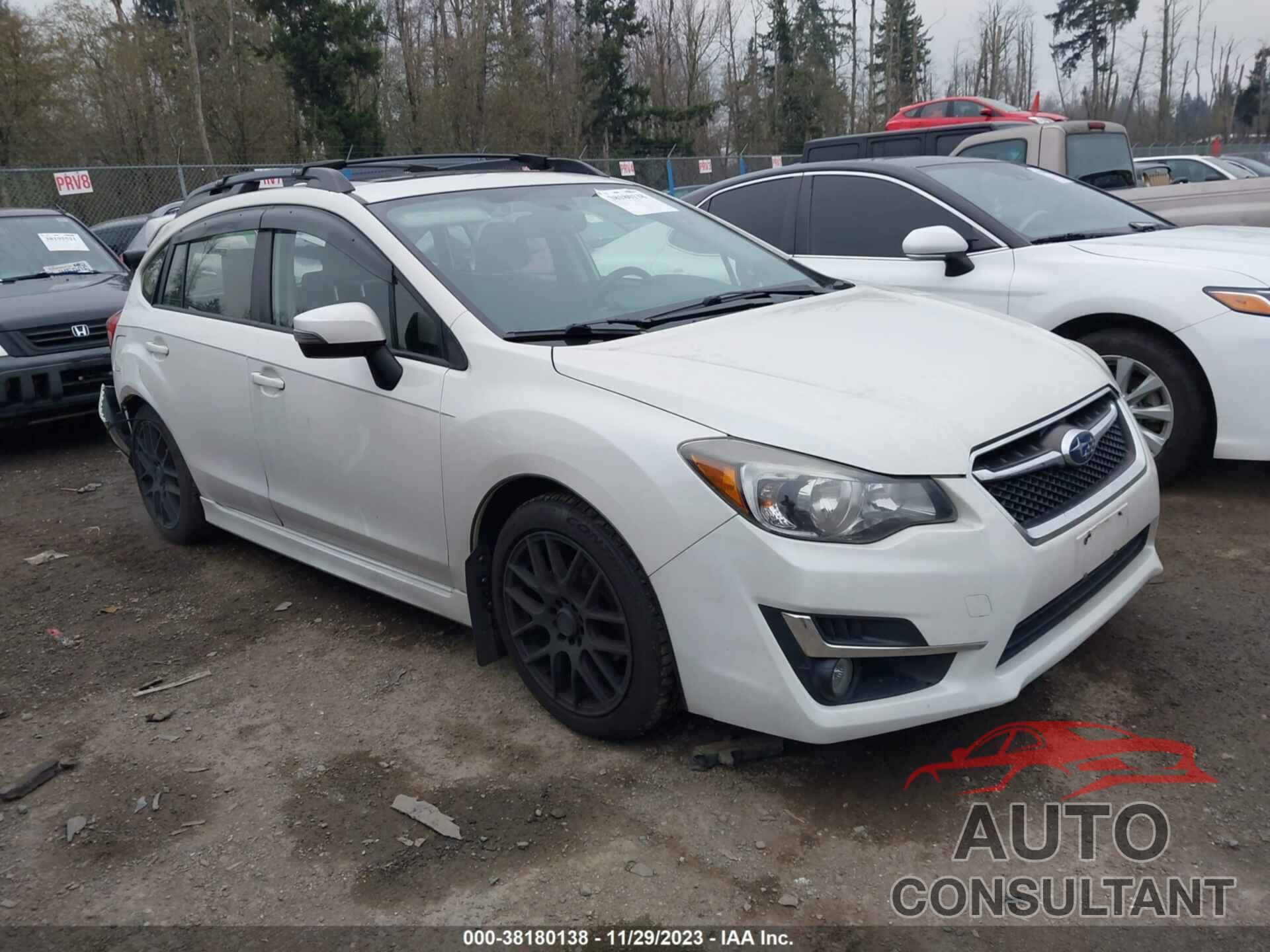 SUBARU IMPREZA 2016 - JF1GPAS69G8224516