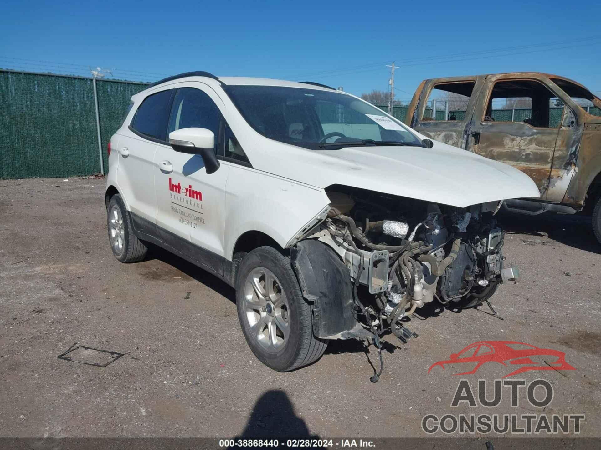 FORD ECOSPORT 2019 - MAJ3S2GE1KC269183