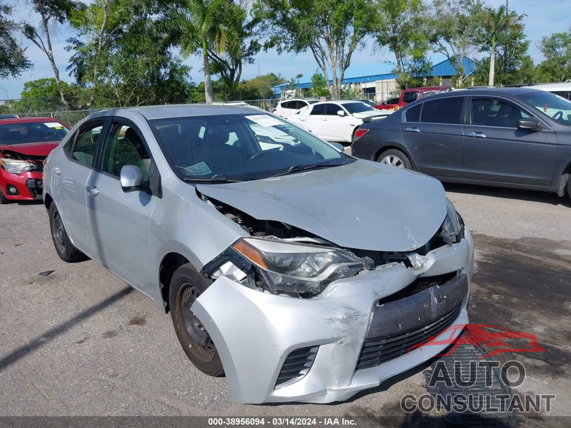 TOYOTA COROLLA 2016 - 5YFBURHE1GP561311