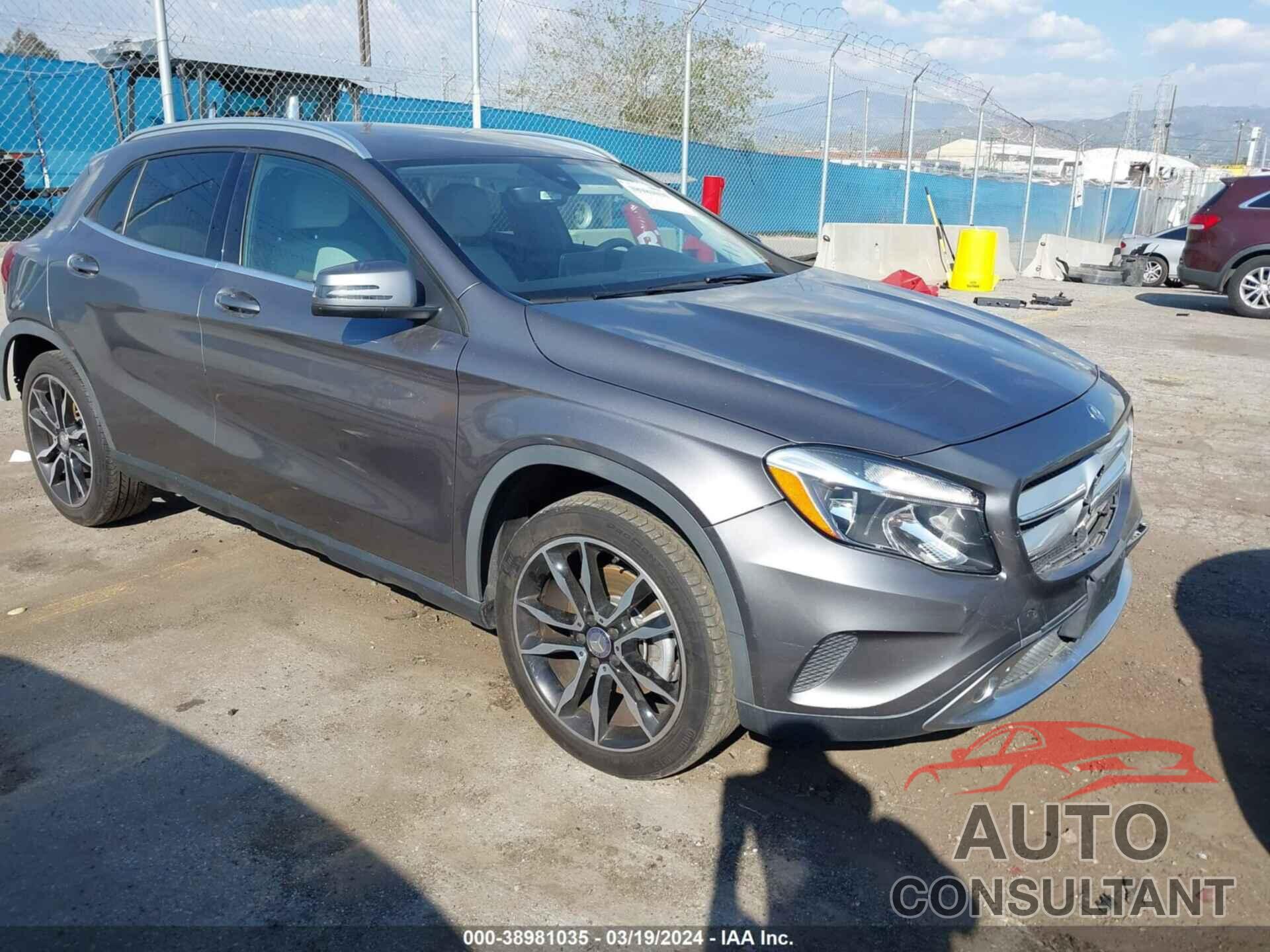 MERCEDES-BENZ GLA 250 2017 - WDCTG4EB3HJ314946