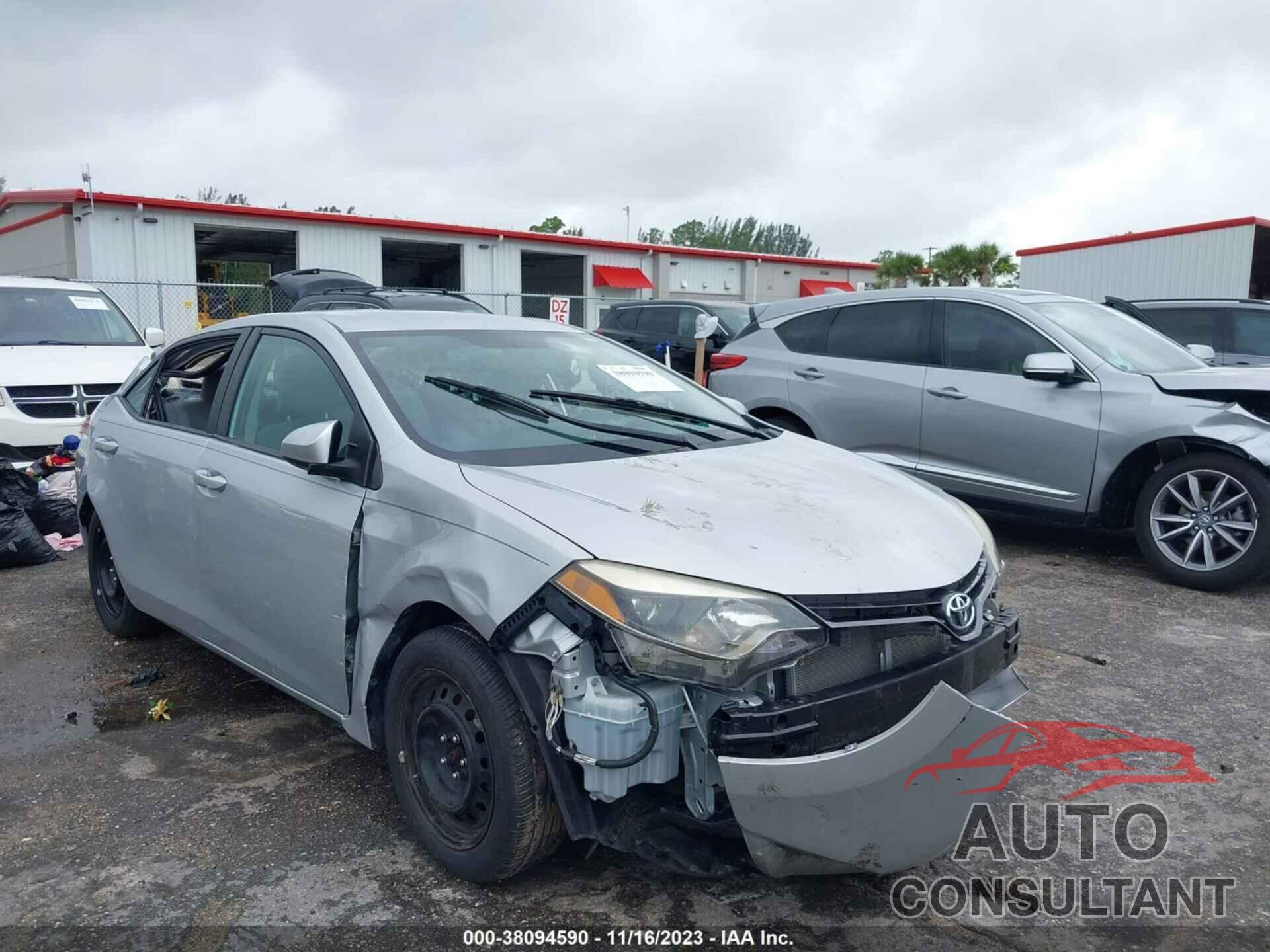 TOYOTA COROLLA 2016 - 2T1BURHE6GC693044