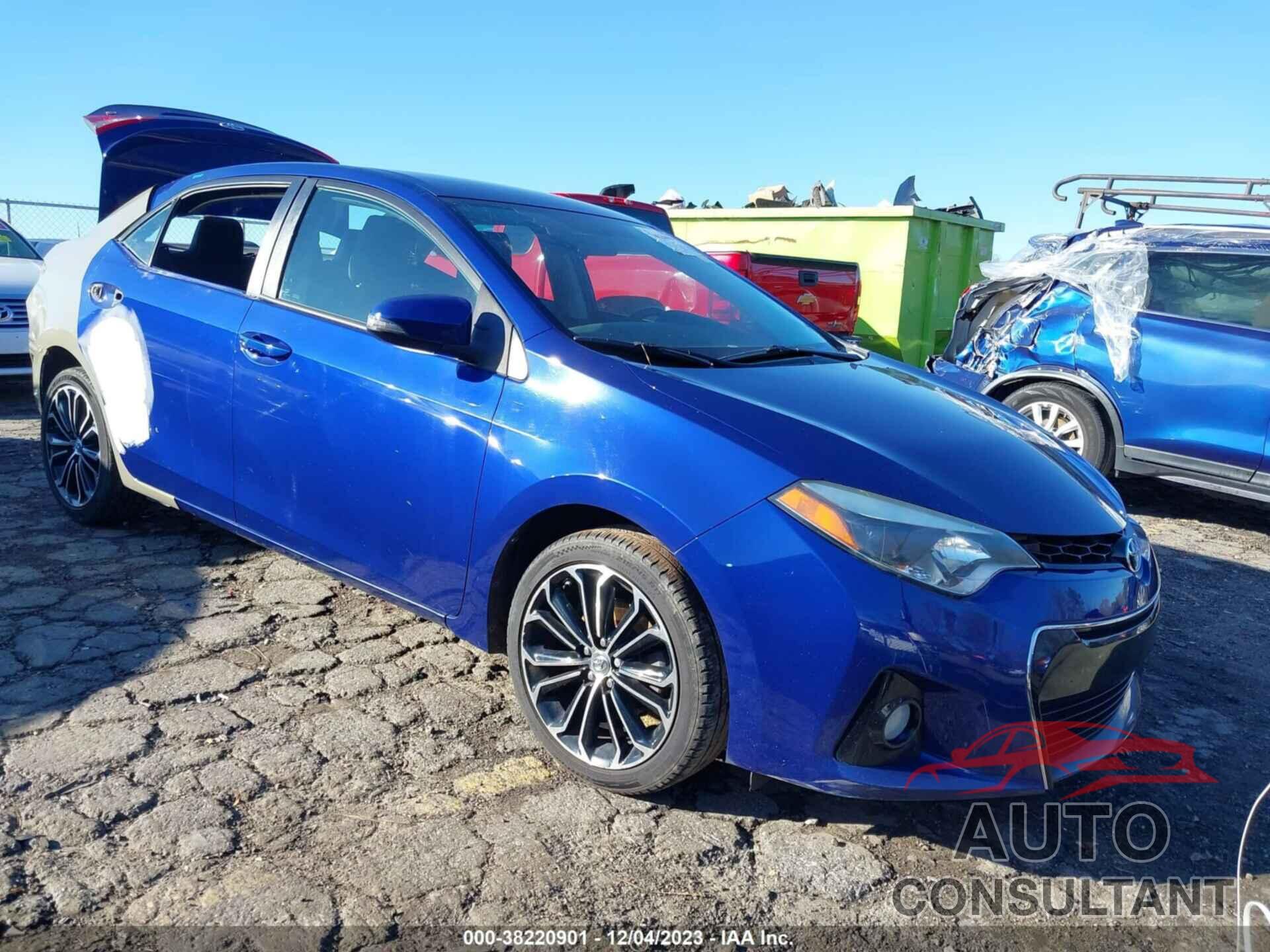 TOYOTA COROLLA 2016 - 2T1BURHE9GC630441