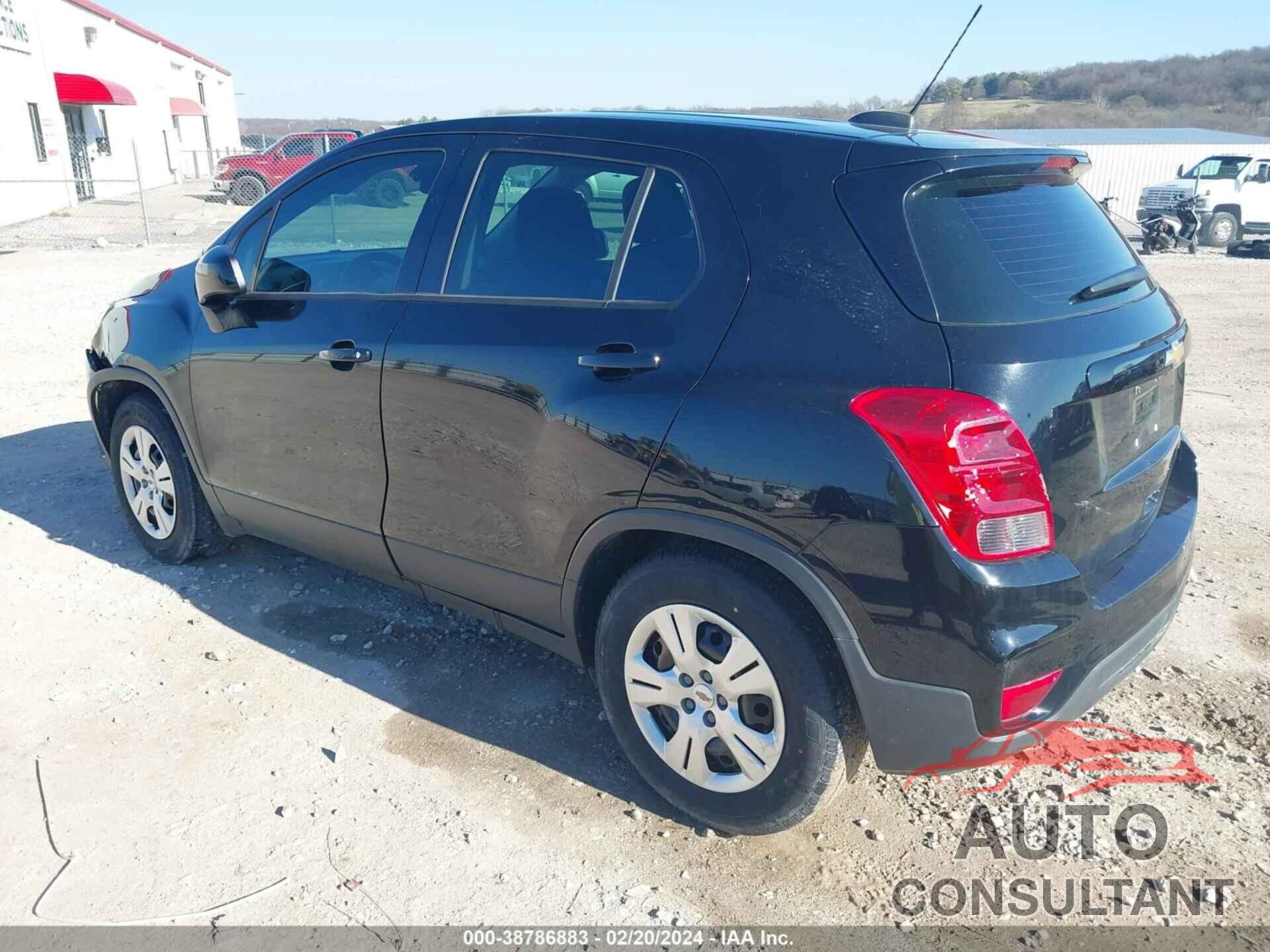 CHEVROLET TRAX 2017 - 3GNCJKSB9HL152627