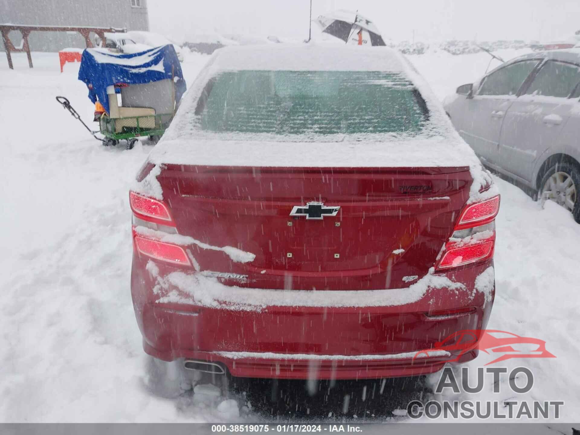 CHEVROLET SONIC 2018 - 1G1JD5SH2J4116943