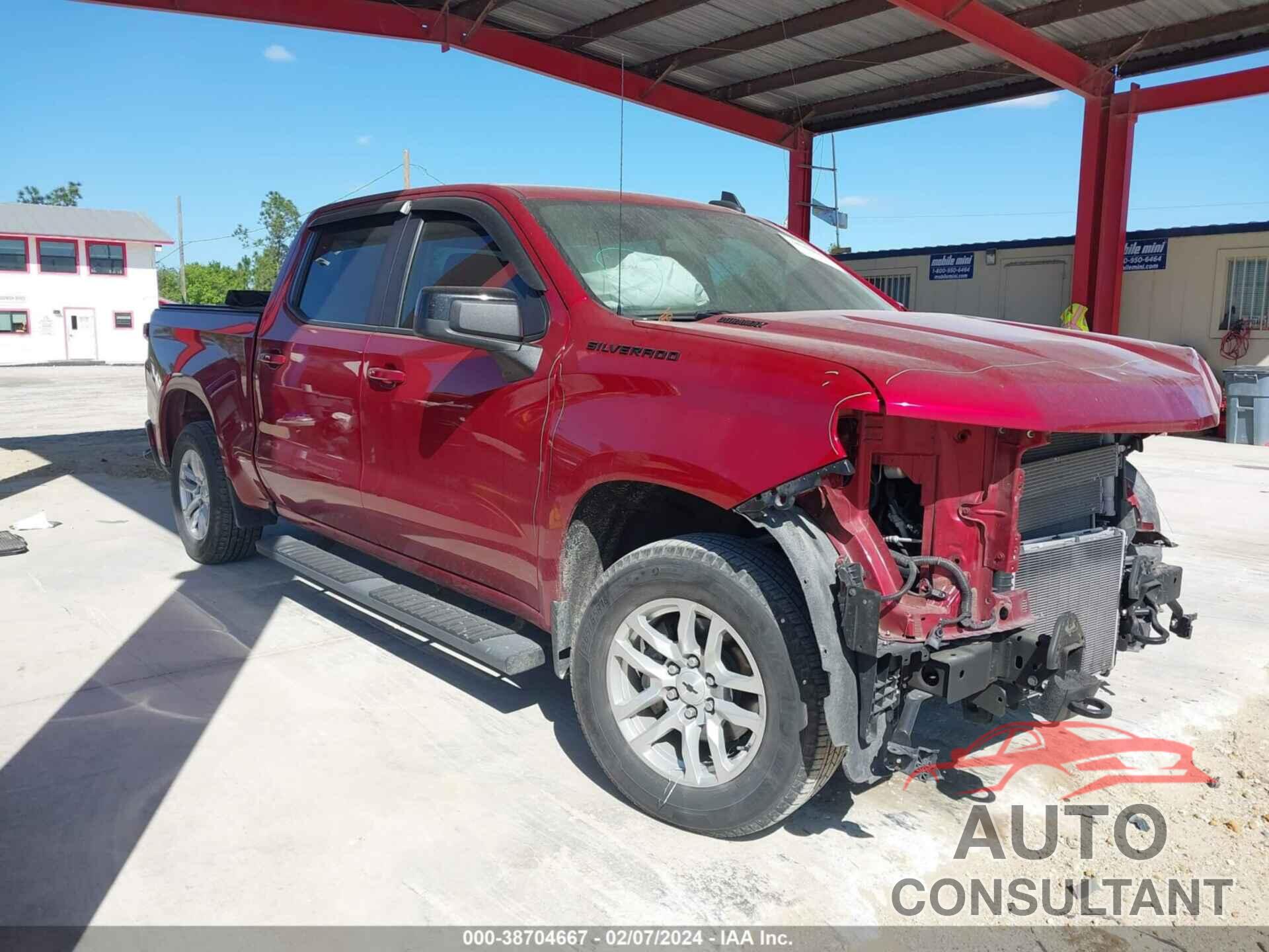 CHEVROLET SILVERADO 1500 2021 - 1GCPWDET5MZ188488