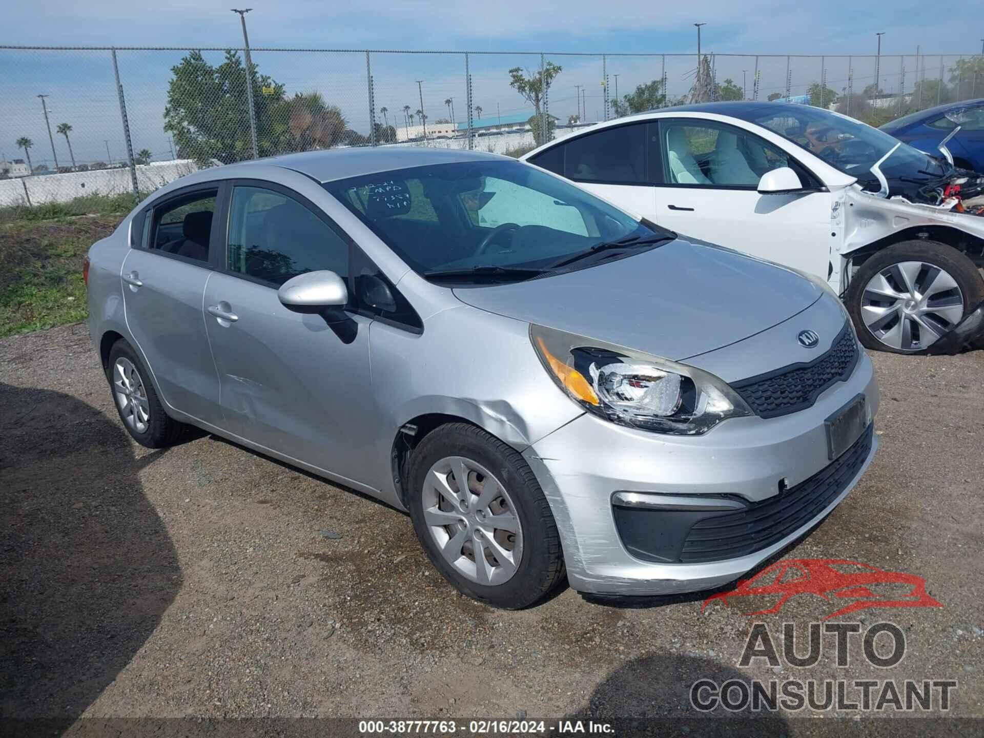 KIA RIO 2016 - KNADM4A31G6677357