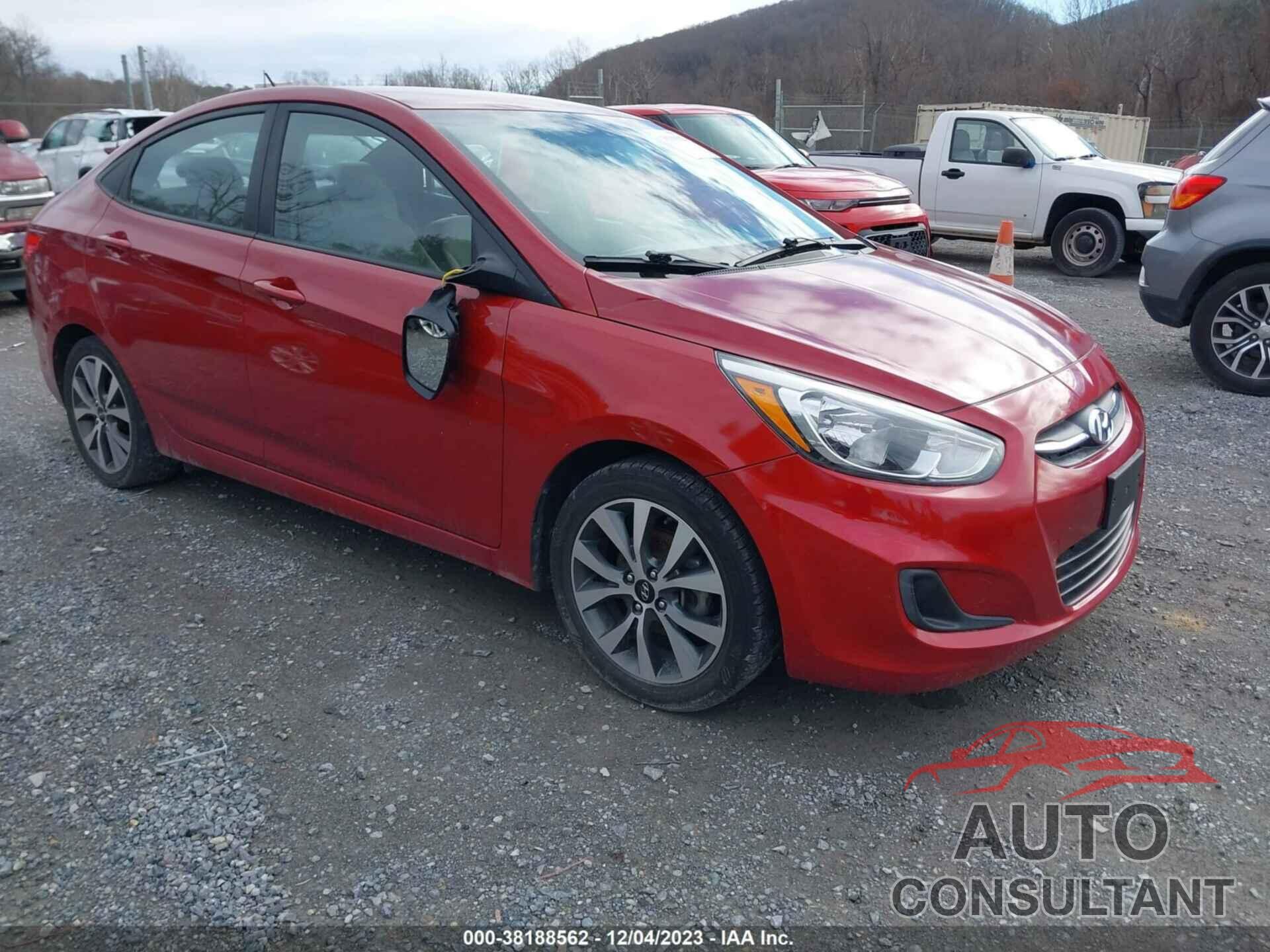 HYUNDAI ACCENT 2017 - KMHCT4AEXHU374007