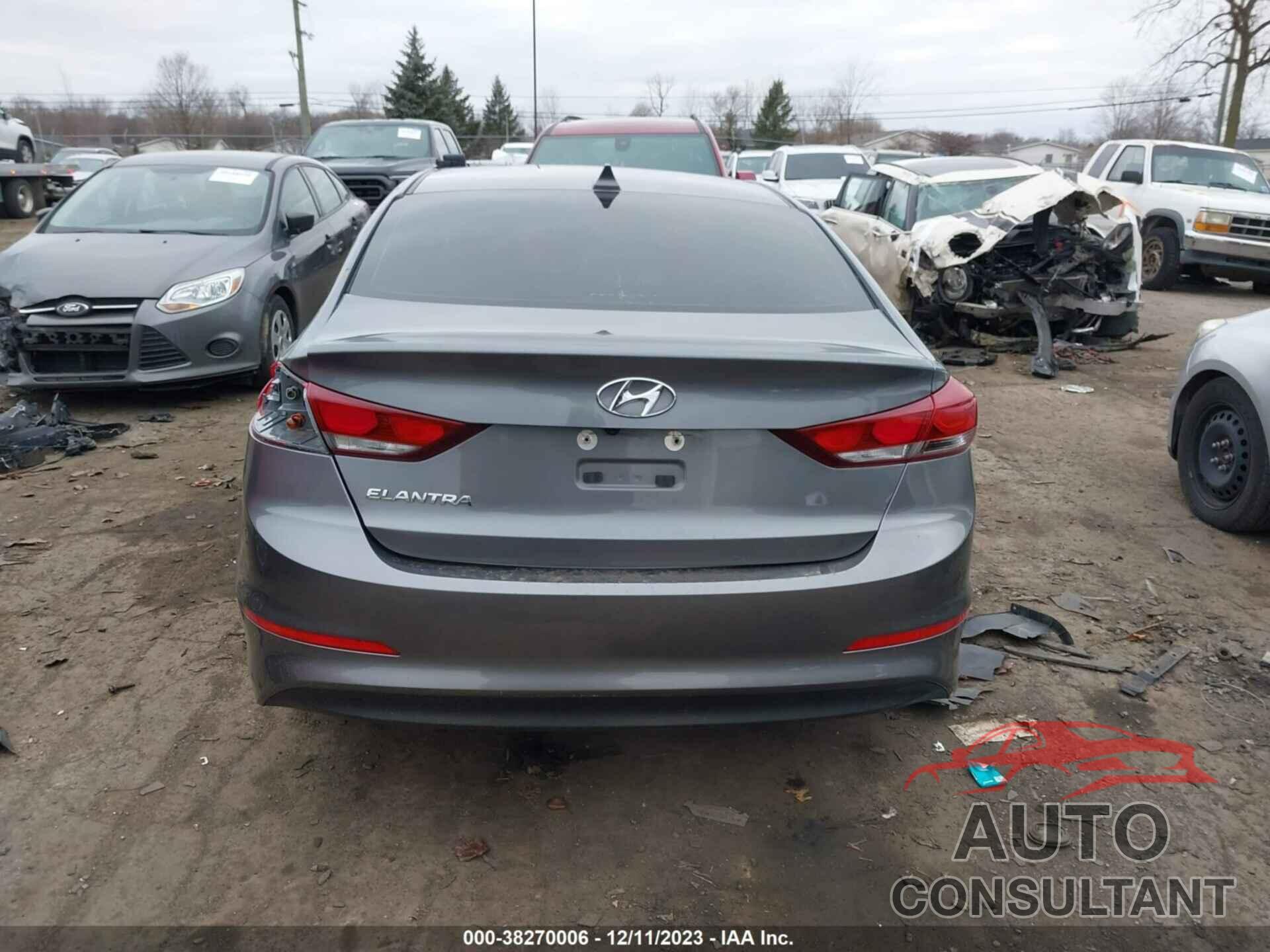 HYUNDAI ELANTRA 2018 - 5NPD84LF9JH391364