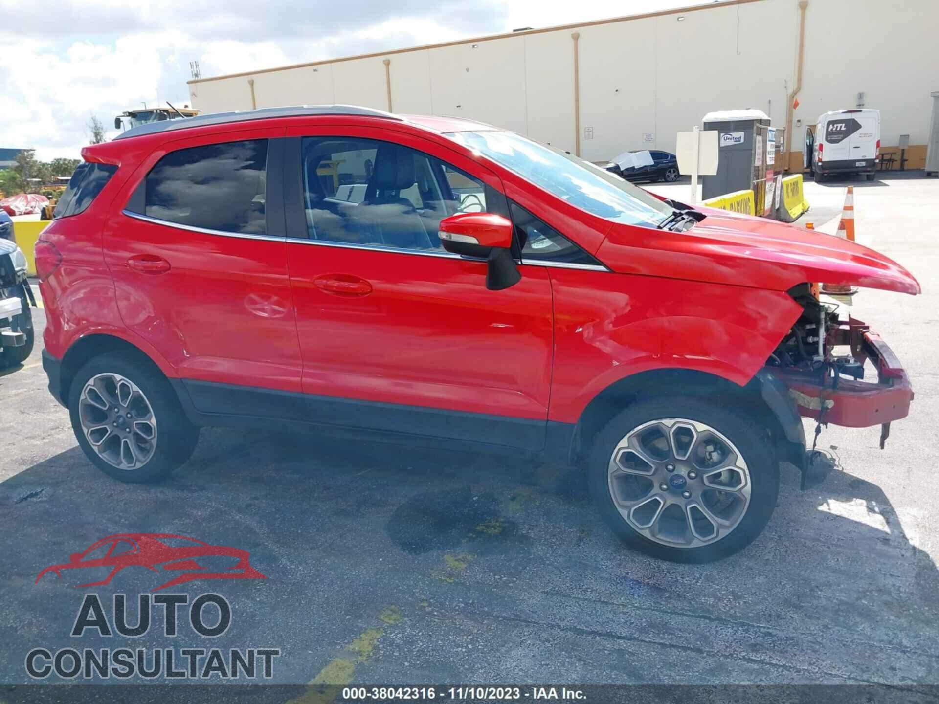 FORD ECOSPORT 2020 - MAJ6S3KL2LC349327