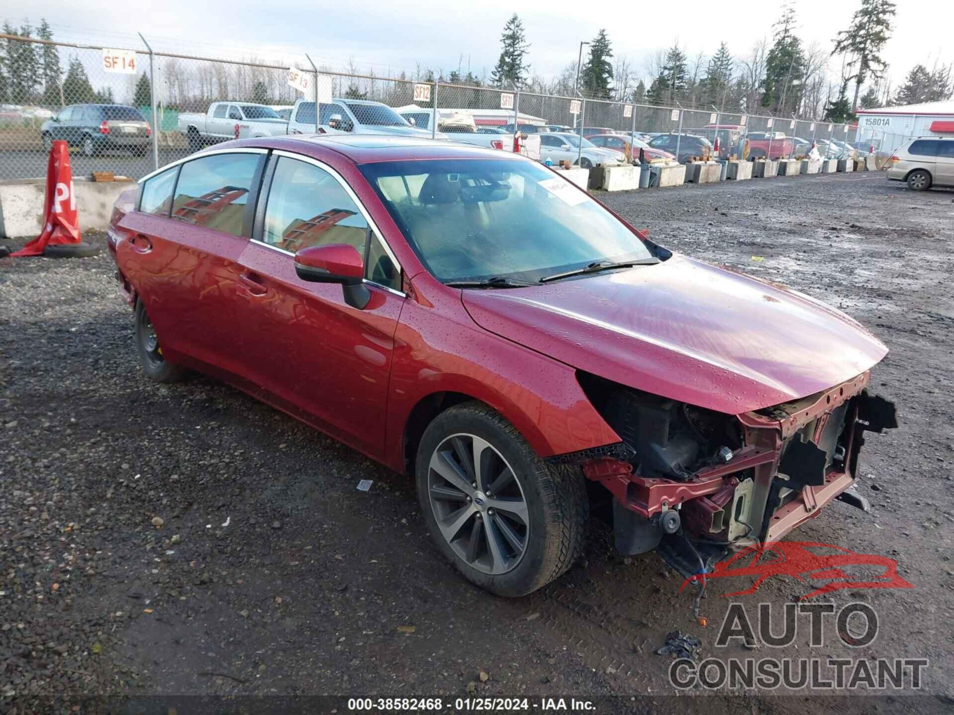 SUBARU LEGACY 2018 - 4S3BNAN6XJ3004943