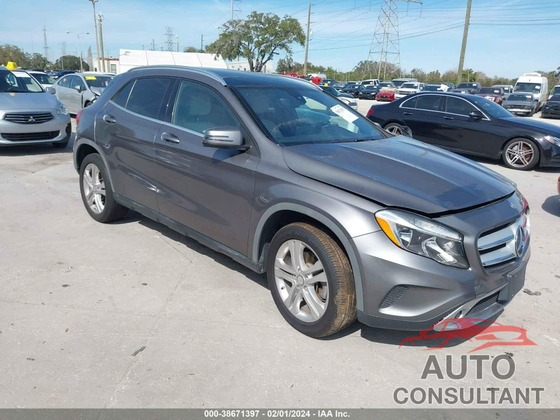 MERCEDES-BENZ GLA 250 2017 - WDCTG4GB2HJ282987