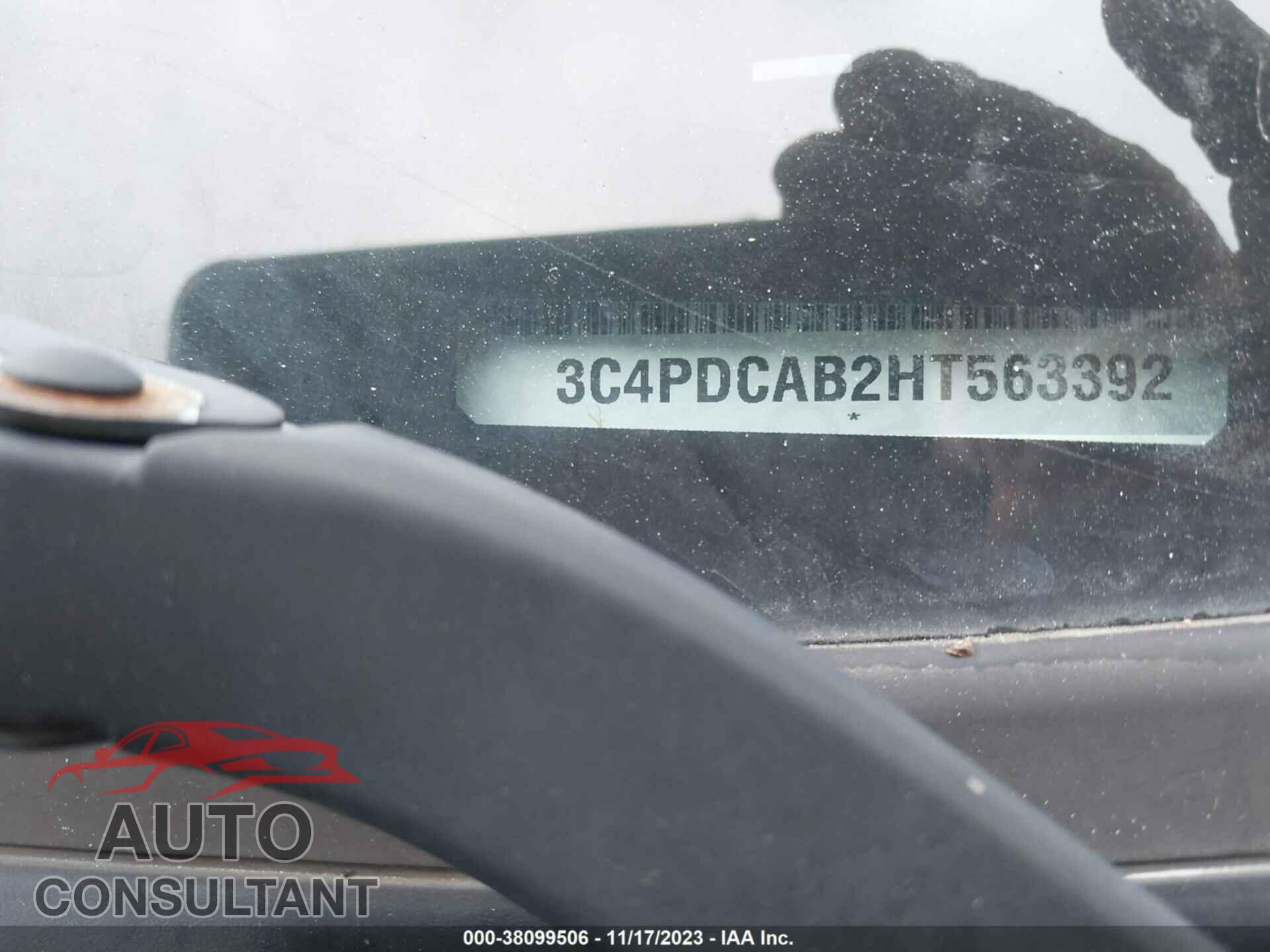 DODGE JOURNEY 2017 - 3C4PDCAB2HT563392