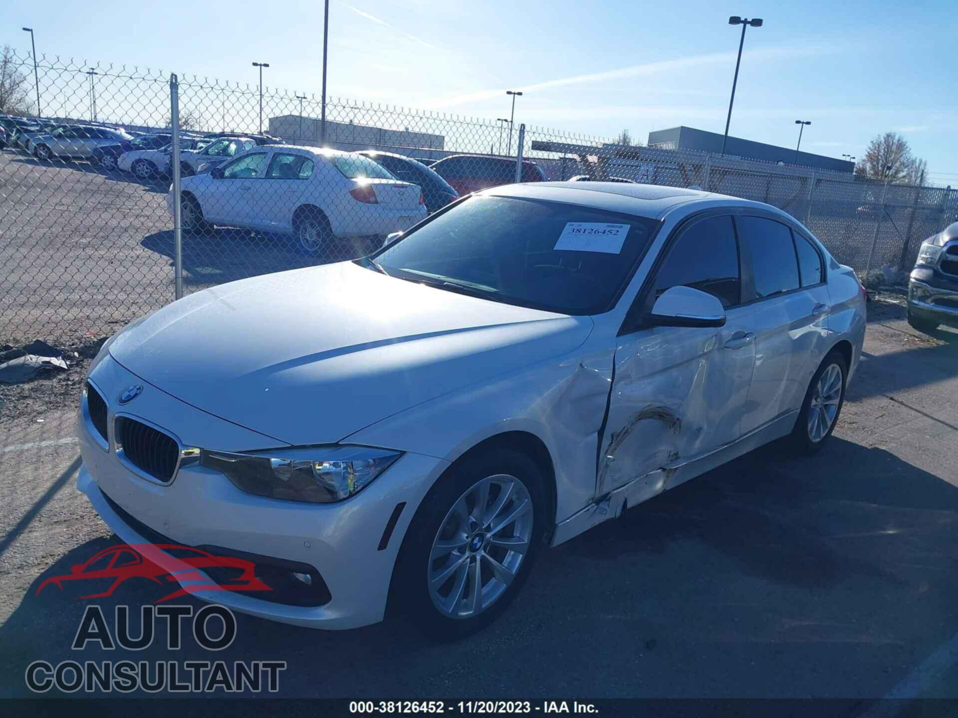 BMW 320I 2016 - WBA8E5G53GNU20994