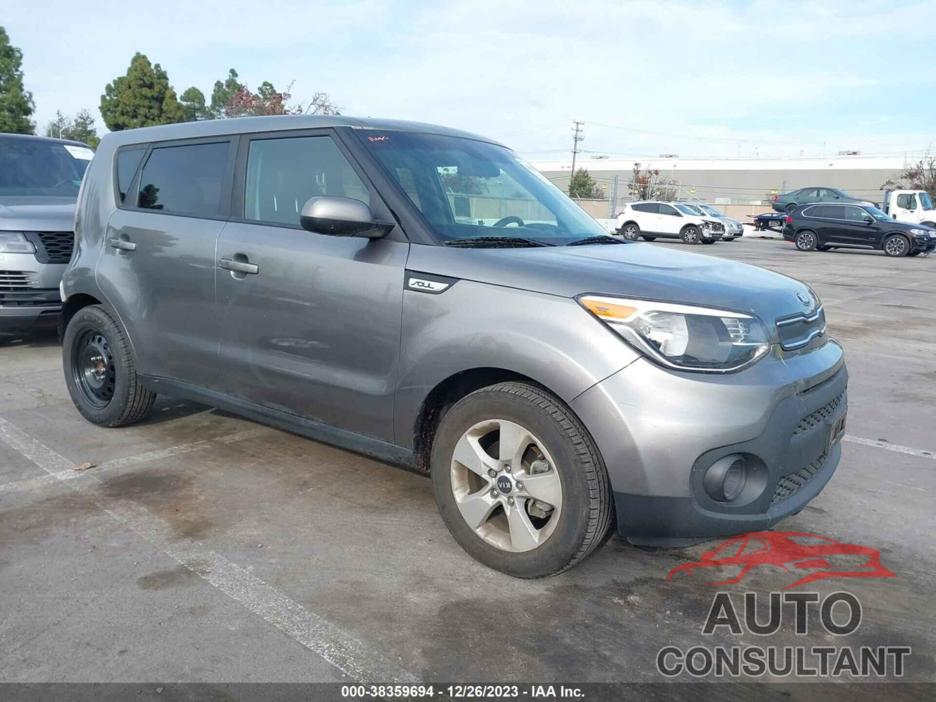 KIA SOUL 2019 - KNDJN2A24K7685633