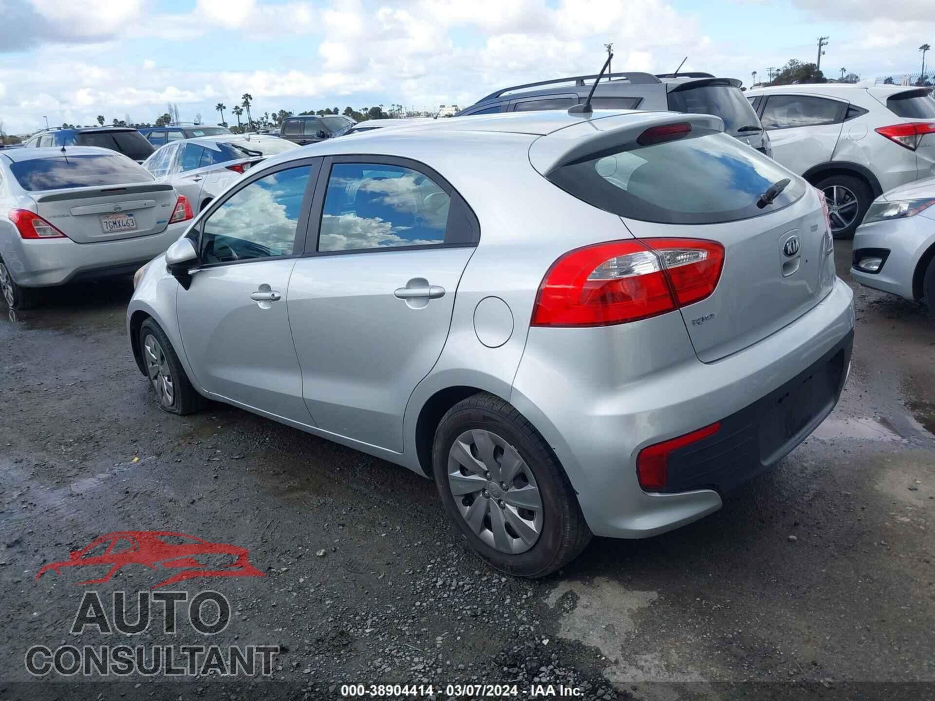 KIA RIO 2016 - KNADM5A31G6639617
