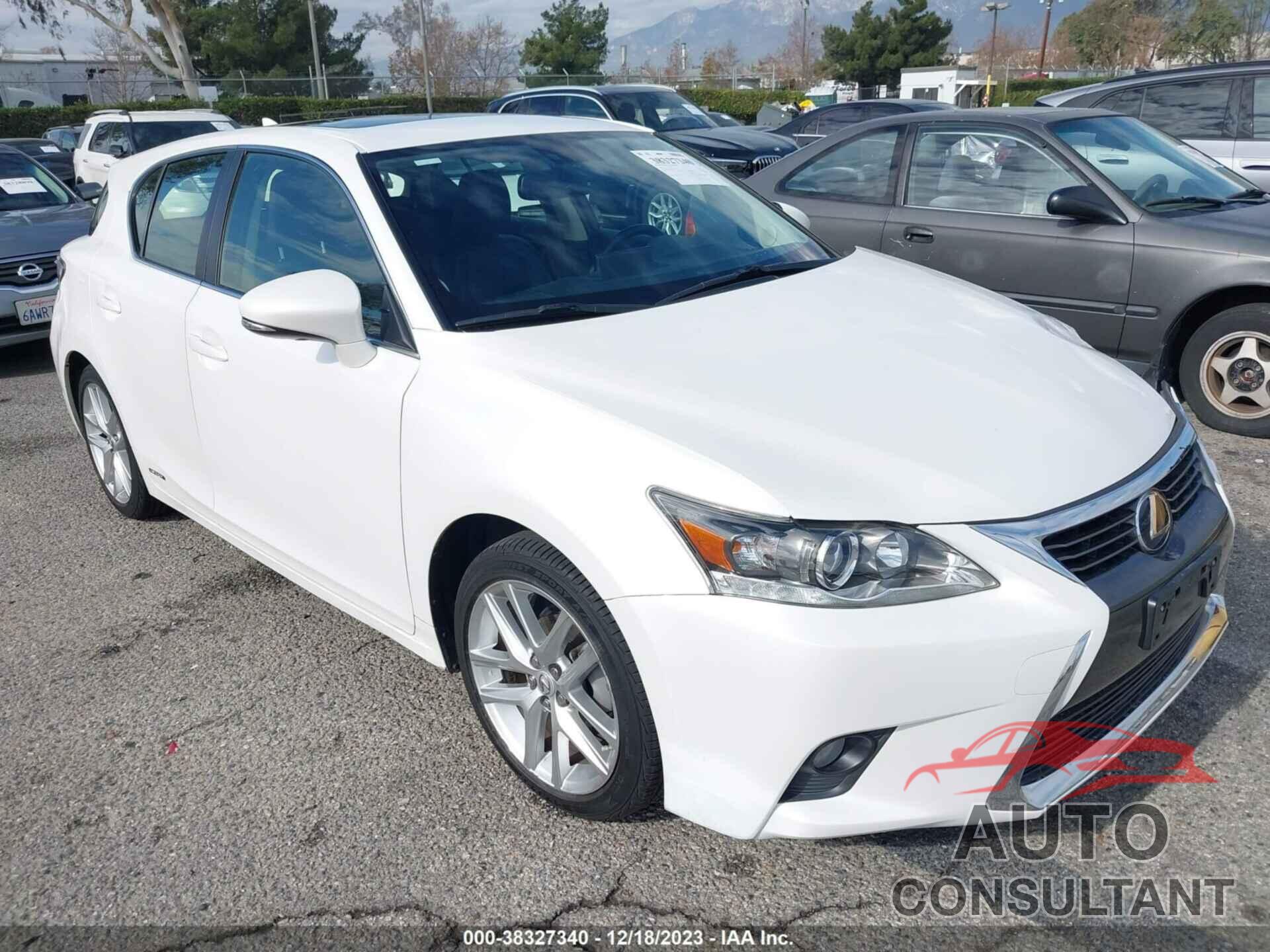 LEXUS CT 200H 2016 - JTHKD5BH4G2250853