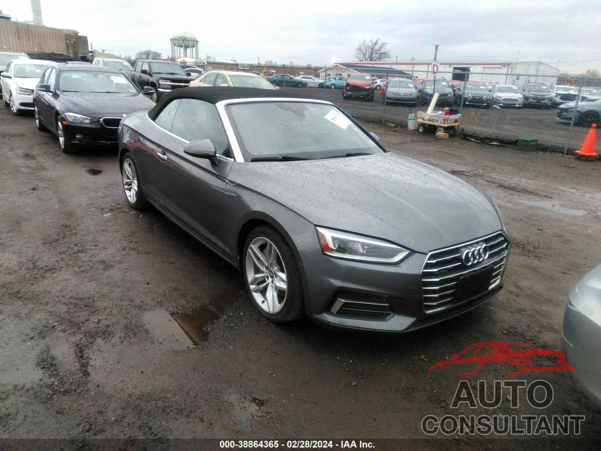 AUDI A5 2019 - WAUYNGF50KN002415