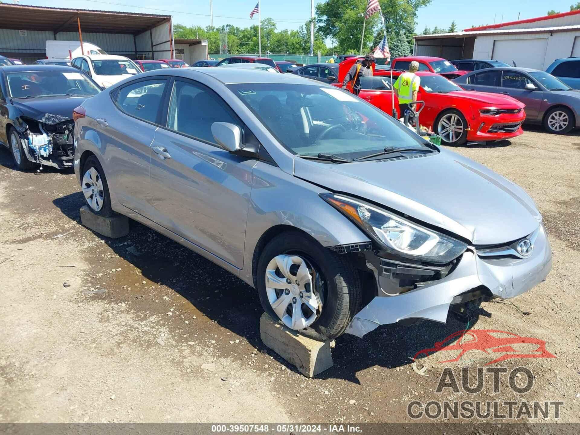HYUNDAI ELANTRA 2016 - 5NPDH4AEXGH762213