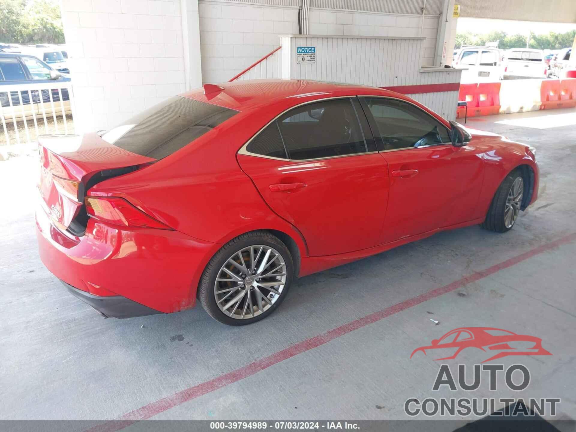LEXUS IS 200T 2017 - JTHBA1D26H5040376