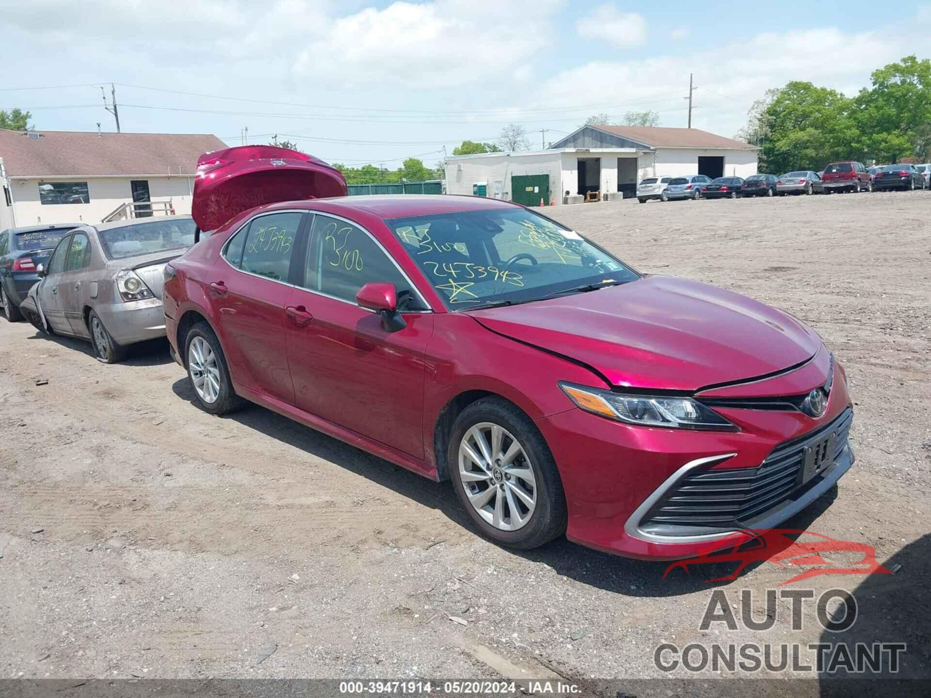 TOYOTA CAMRY 2021 - 4T1R11BK0MU023524