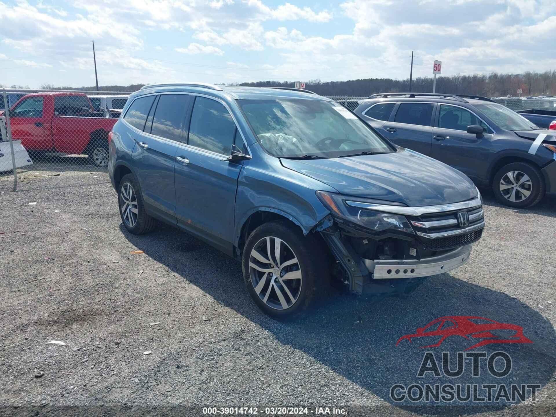 HONDA PILOT 2017 - 5FNYF6H06HB101324