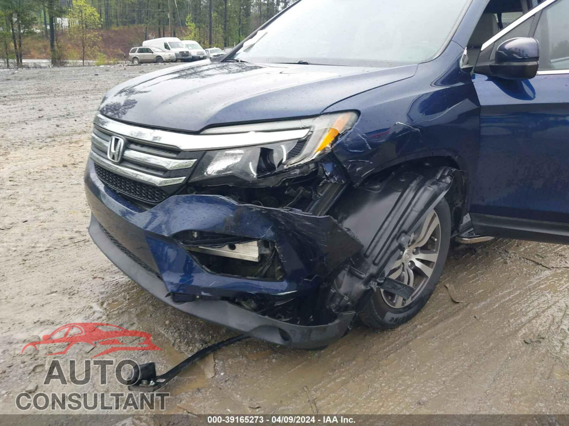 HONDA PILOT 2017 - 5FNYF5H55HB019879