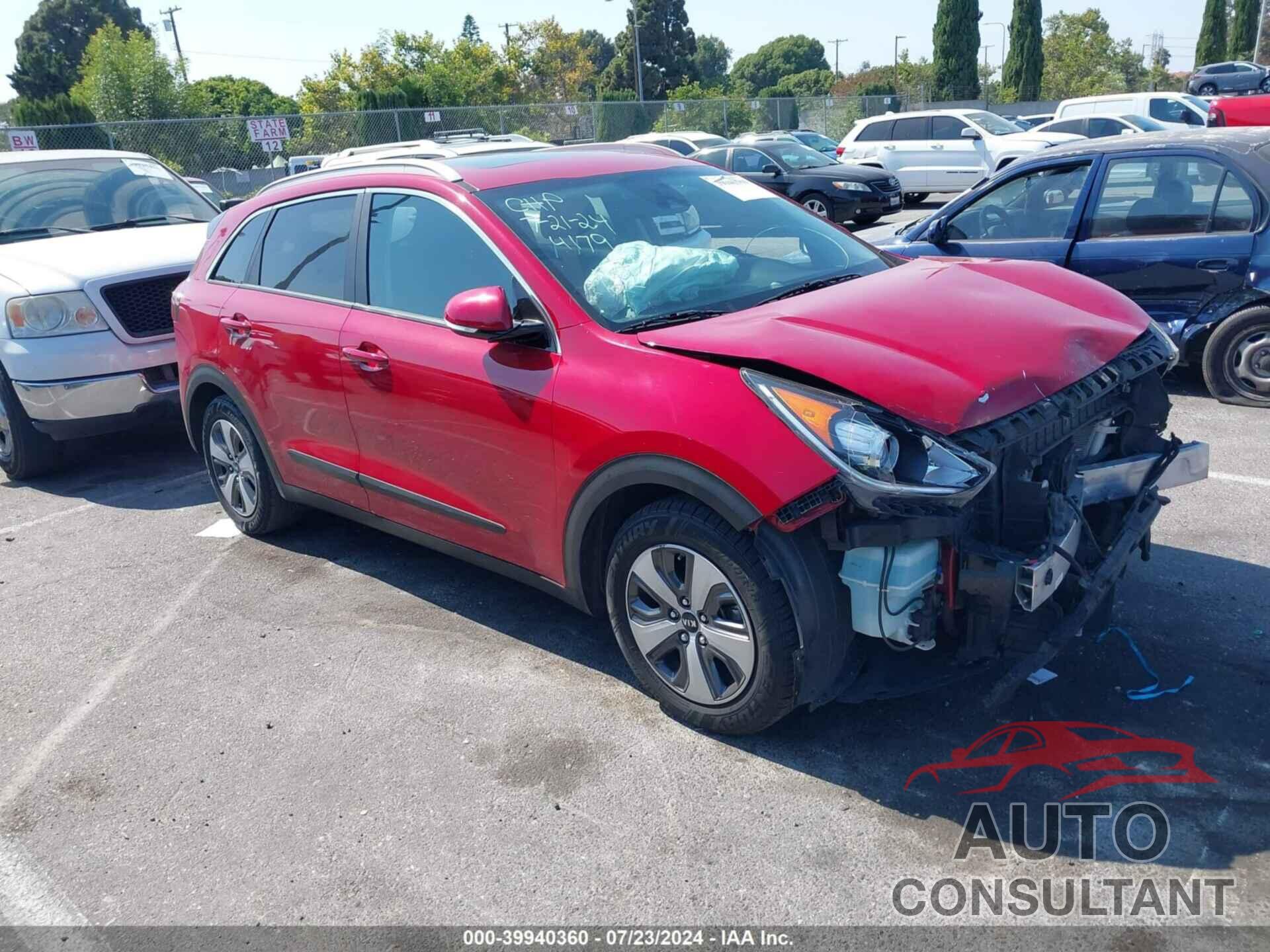 KIA NIRO 2017 - KNDCC3LC0H5054179