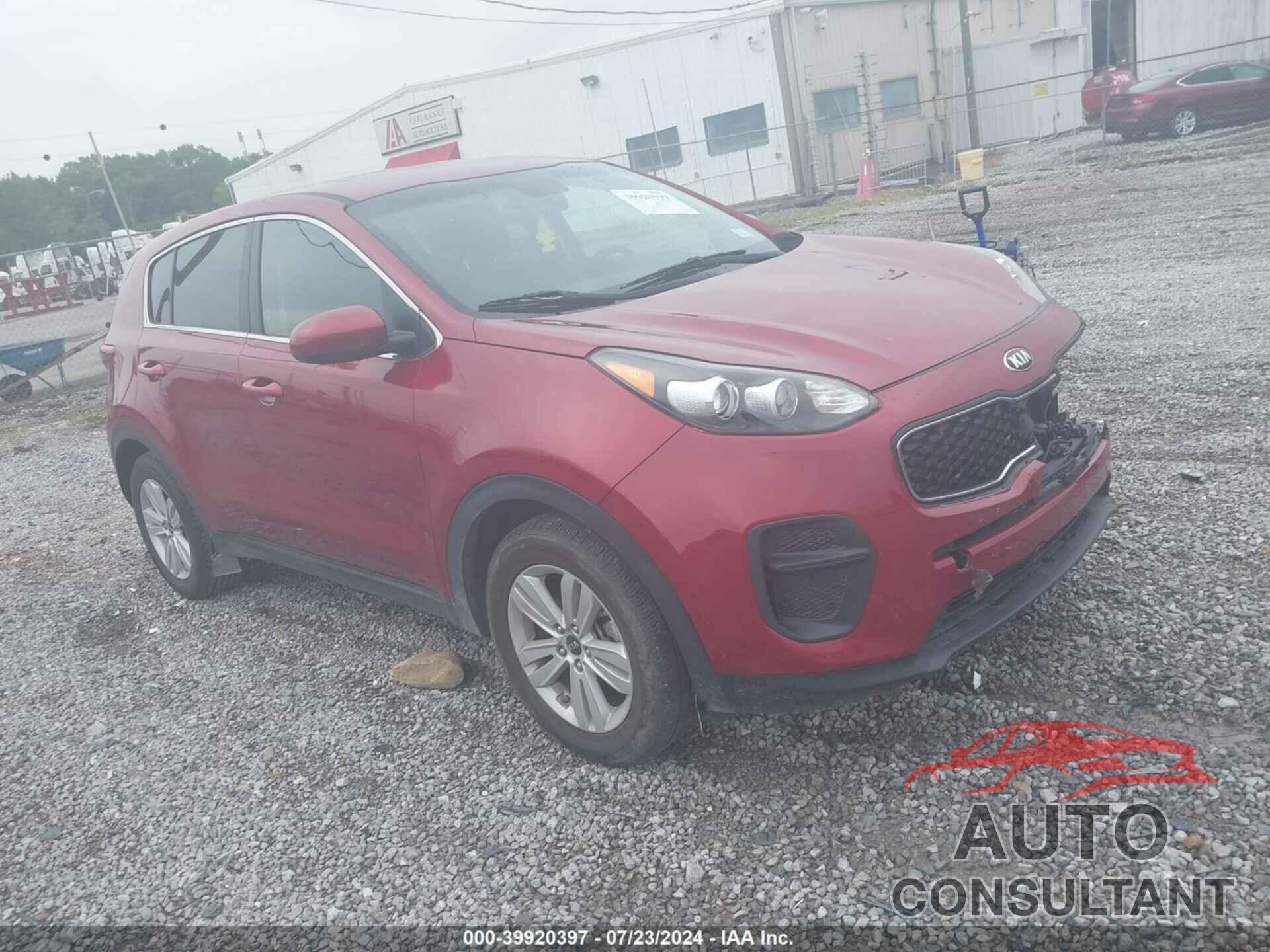 KIA SPORTAGE 2017 - KNDPM3AC4H7138303