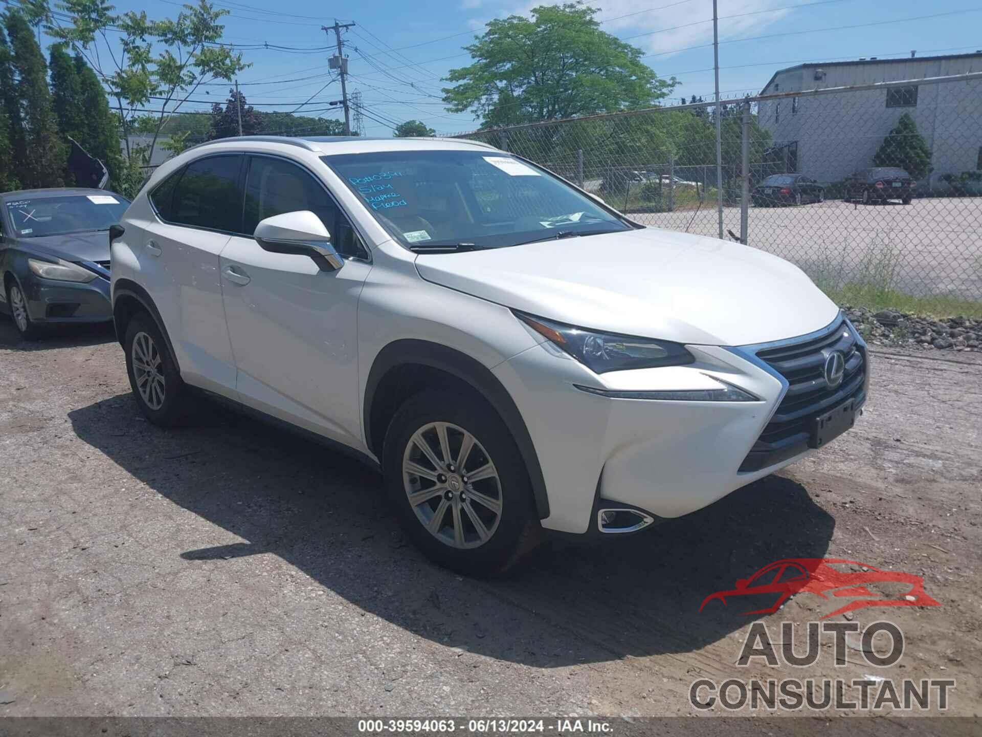 LEXUS NX 200T 2016 - JTJBARBZ2G2094254