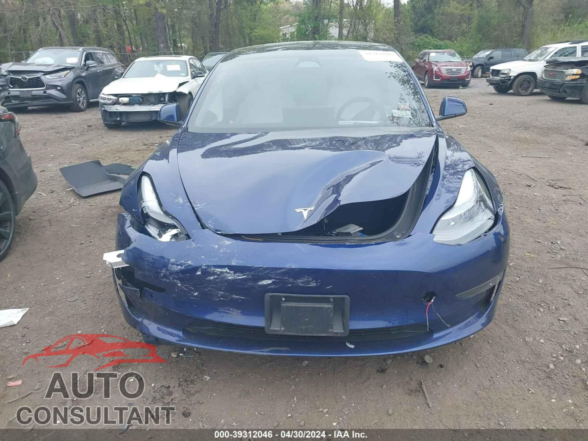 TESLA MODEL 3 2022 - 5YJ3E1EB6NF306207