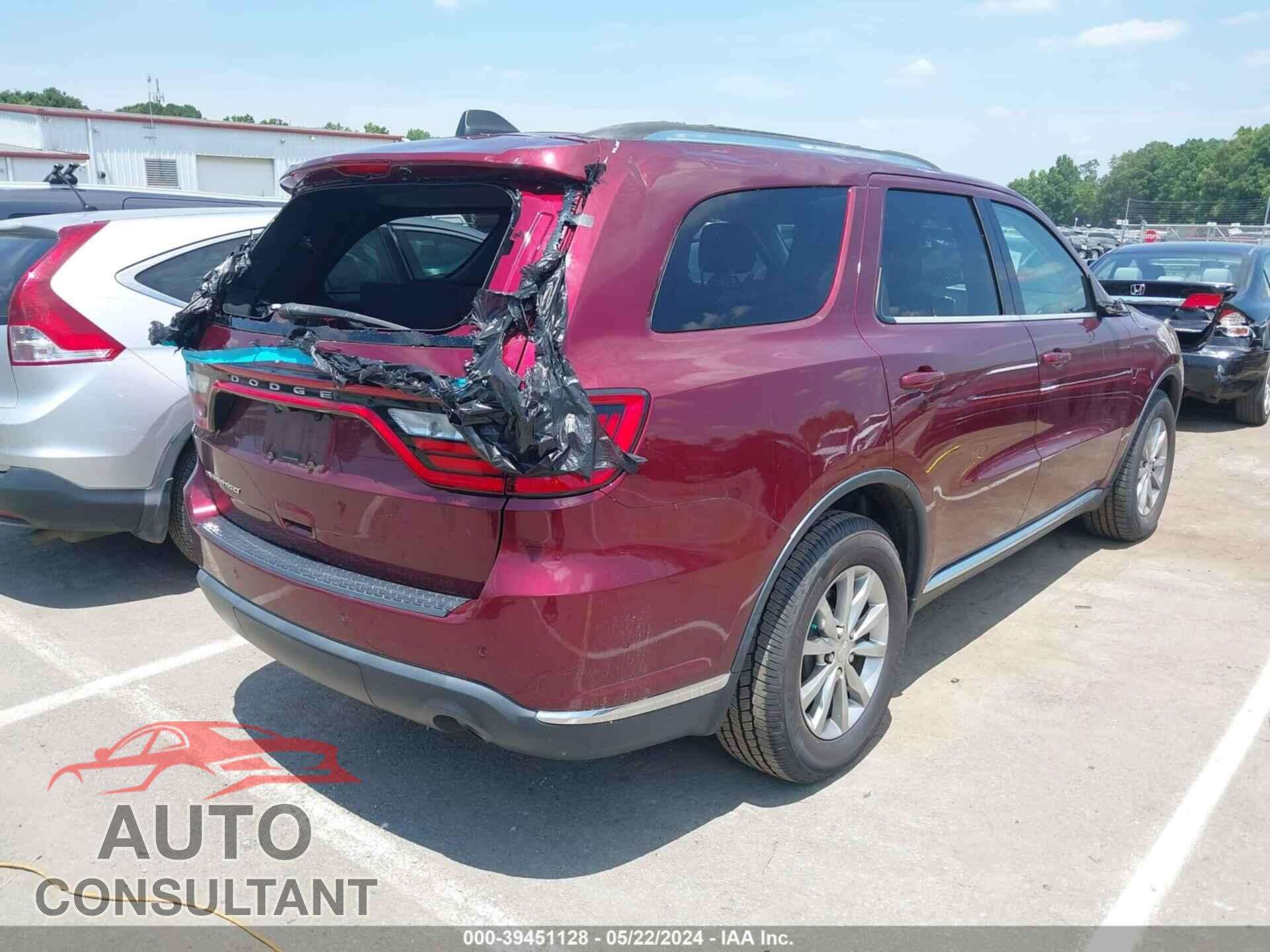 DODGE DURANGO 2017 - 1C4RDHAG4HC748444