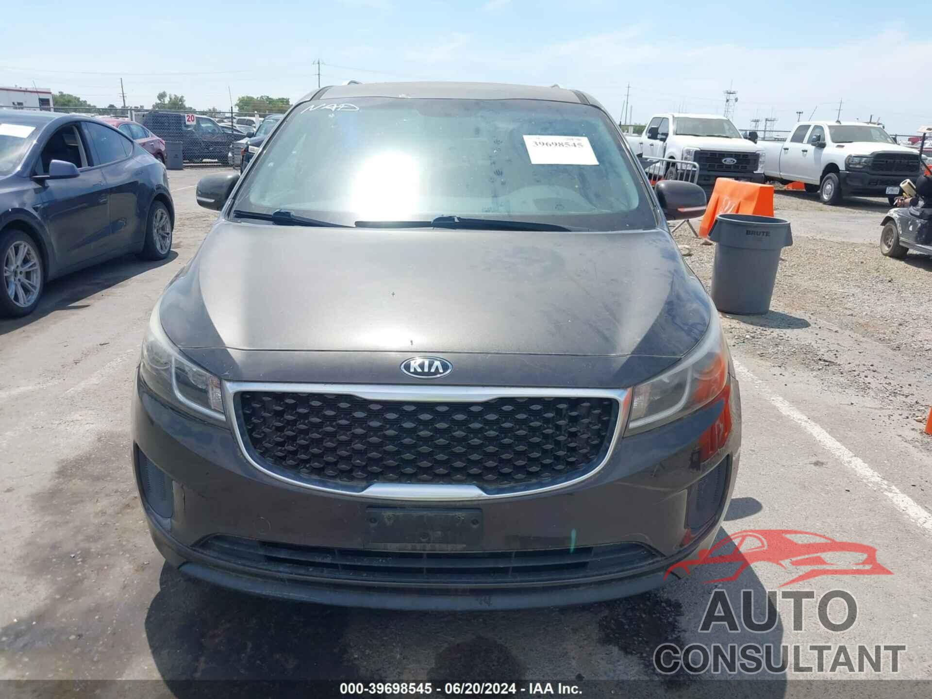 KIA SEDONA 2016 - KNDMB5C17G6089795