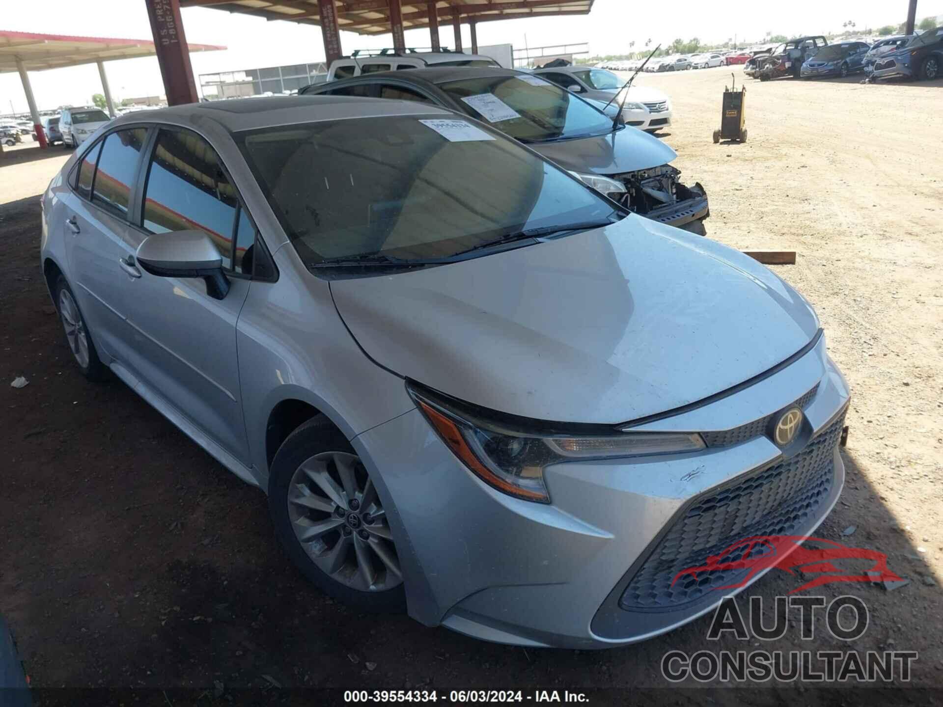 TOYOTA COROLLA 2020 - JTDHPRAE8LJ093300