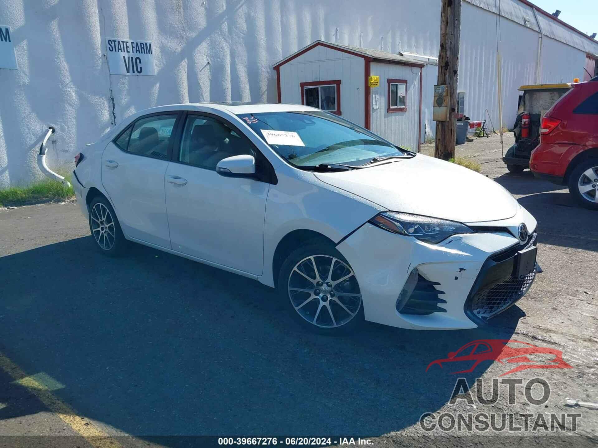 TOYOTA COROLLA 2017 - 5YFBURHE7HP649703