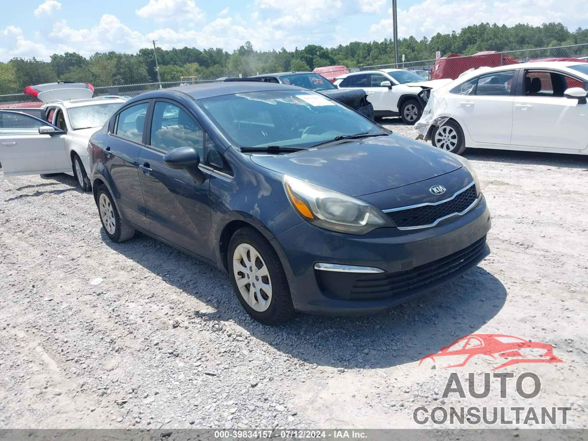 KIA RIO 2016 - KNADN4A37G6665274