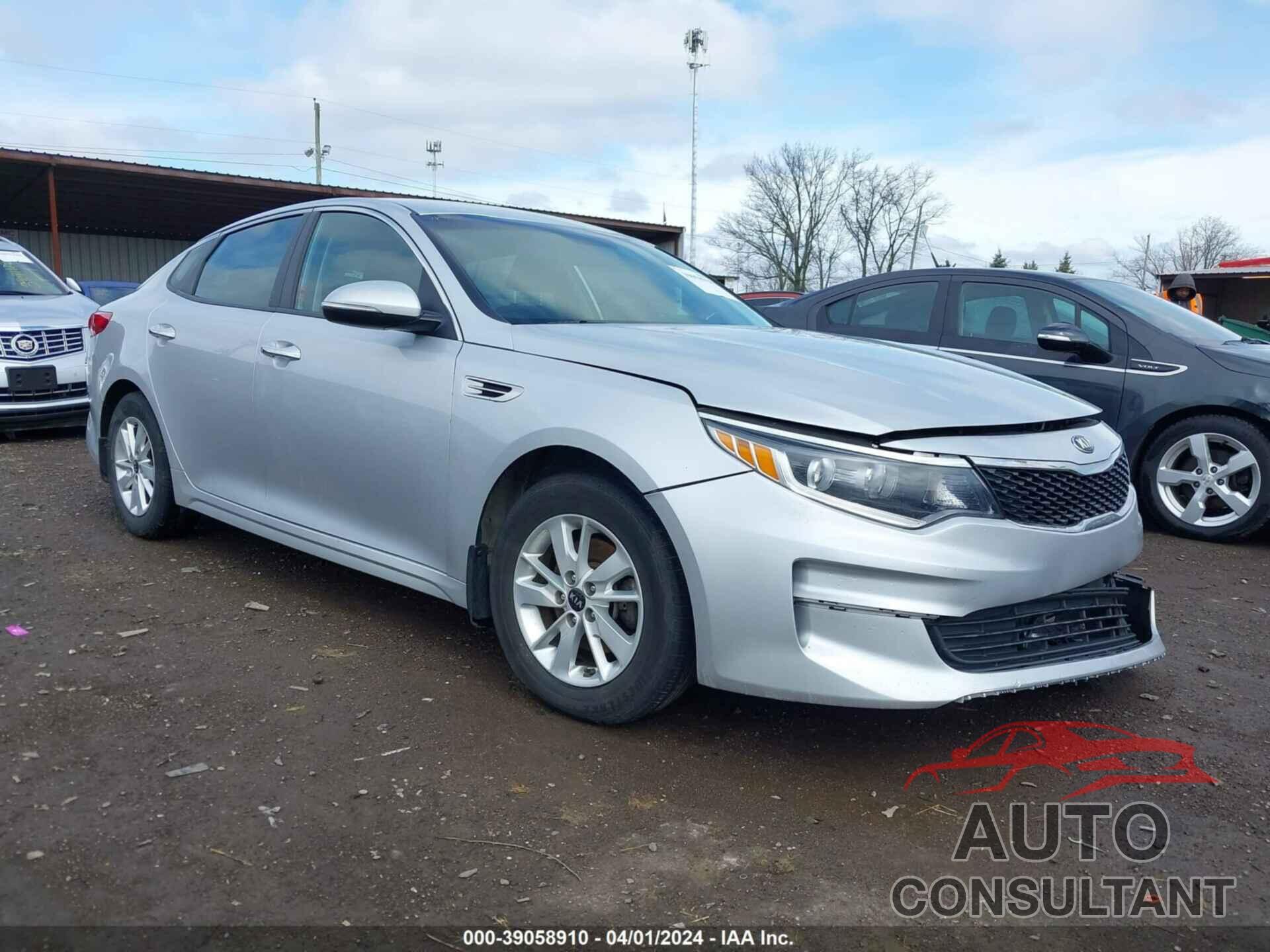 KIA OPTIMA 2016 - KNAGT4L30G5111354