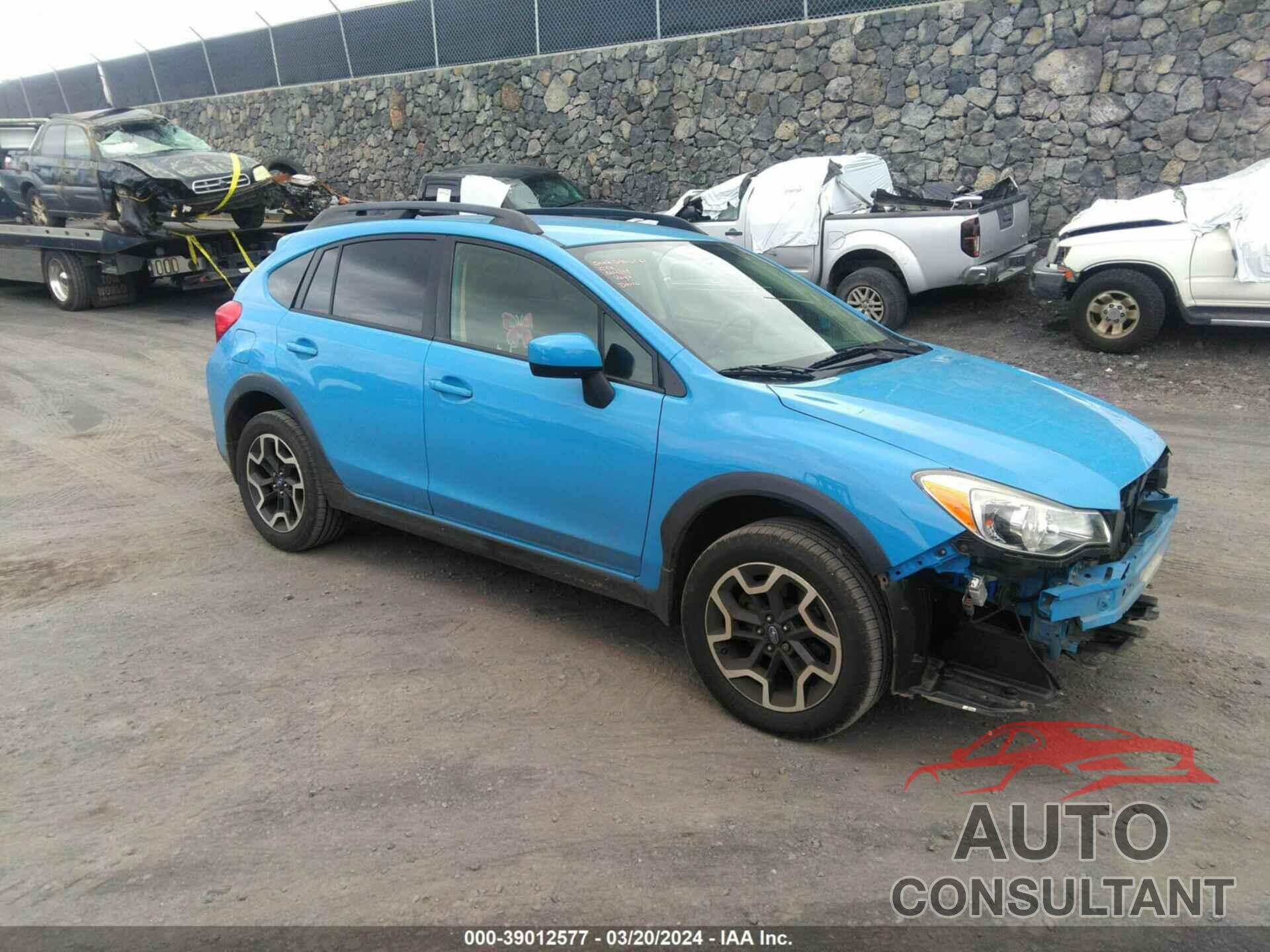 SUBARU CROSSTREK 2017 - JF2GPABC8H8215566