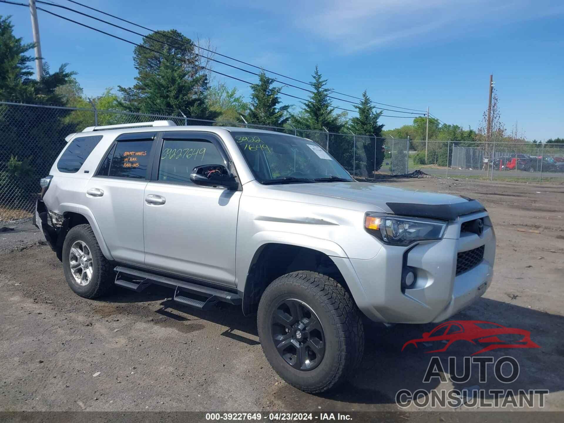 TOYOTA 4RUNNER 2018 - JTEBU5JR6J5538094