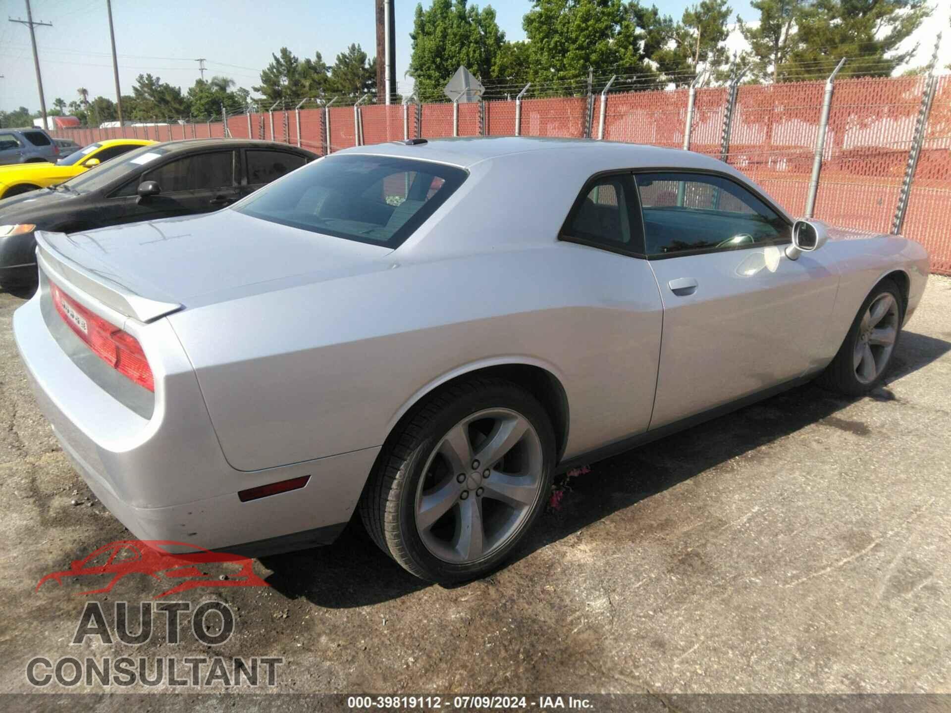 DODGE CHALLENGER 2012 - 2C3CDYAG4CH120982