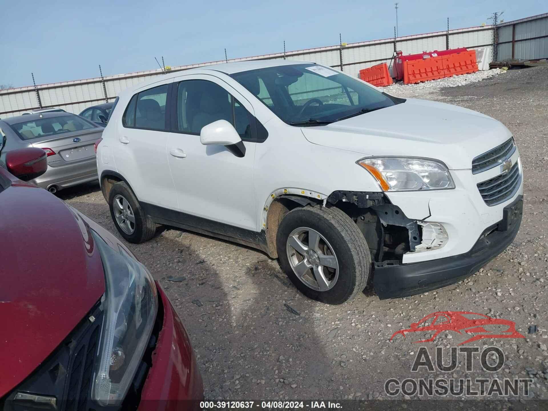 CHEVROLET TRAX 2016 - KL7CJNSB4GB599325