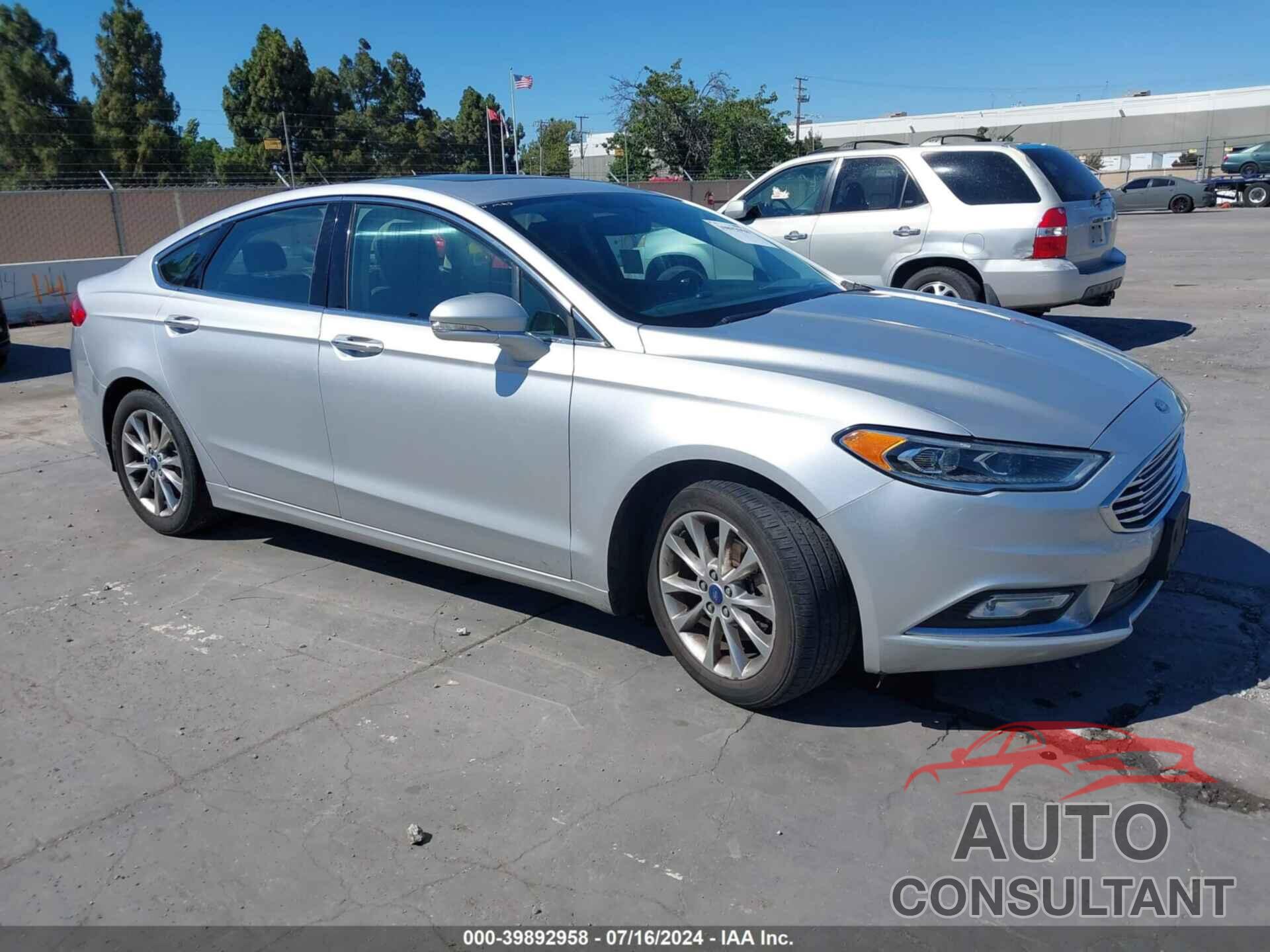 FORD FUSION 2017 - 3FA6P0HD5HR399504