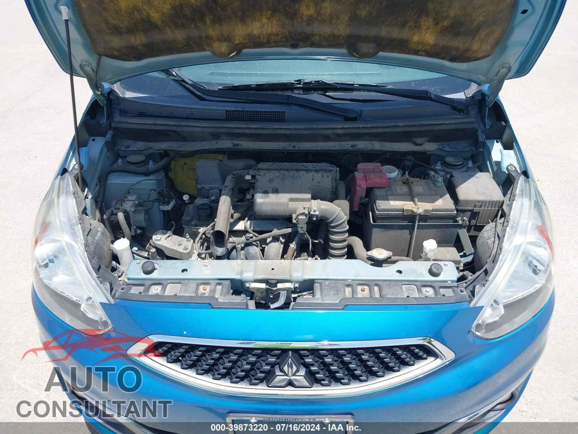 MITSUBISHI MIRAGE 2017 - ML32A4HJ0HH005399