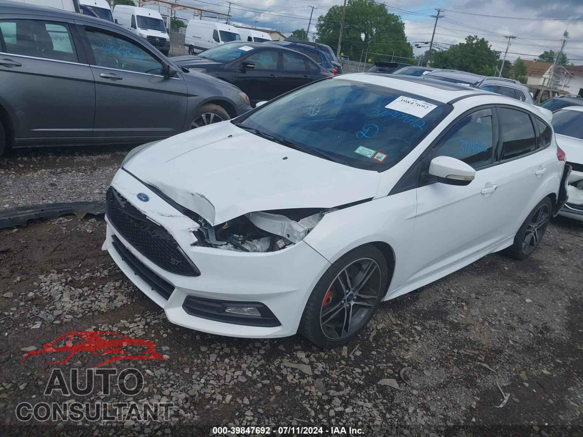 FORD FOCUS ST 2016 - 1FADP3L95GL265536