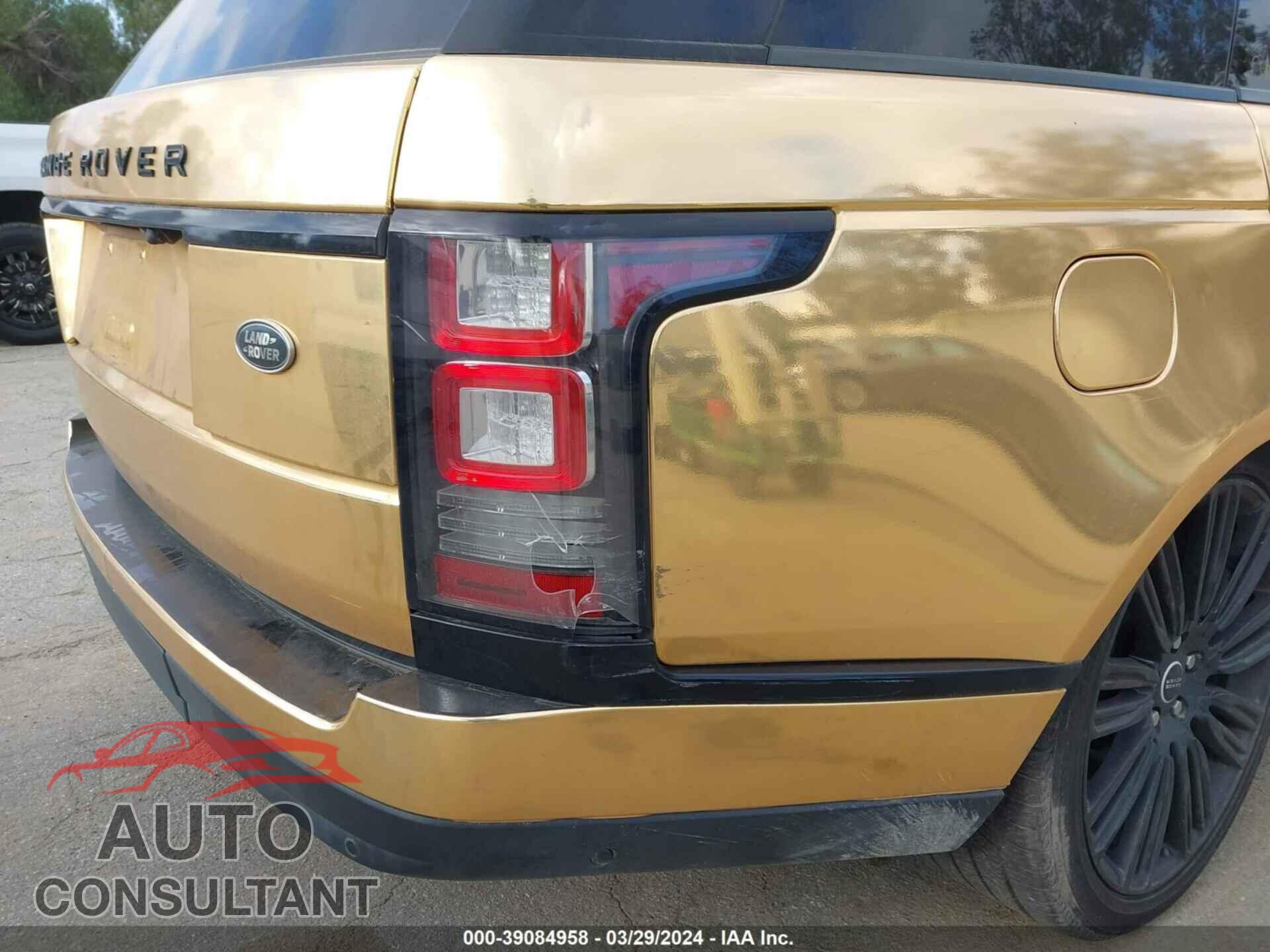 LAND ROVER RANGE ROVER 2017 - SALGS2FV1HA349710