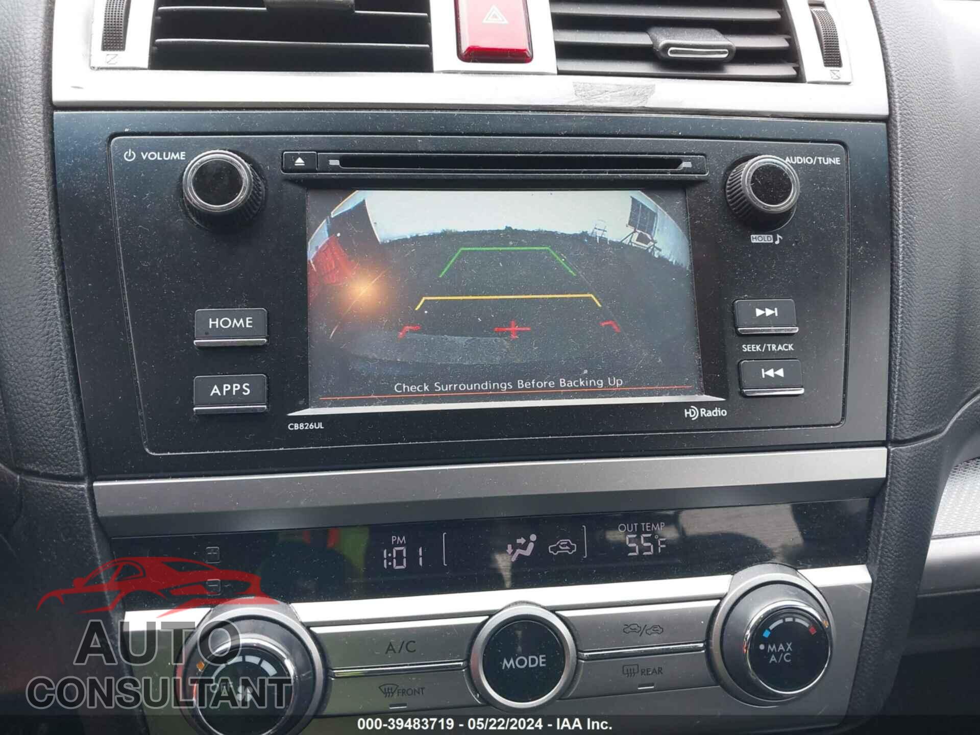 SUBARU OUTBACK 2017 - 4S4BSAAC1H3207486