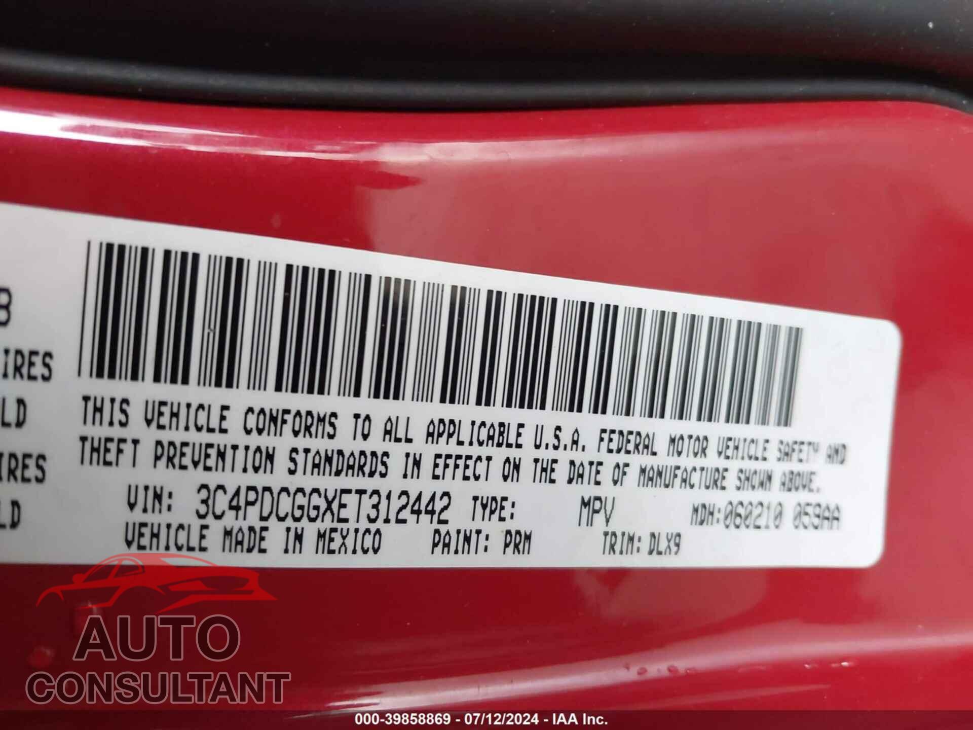 DODGE JOURNEY 2017 - 3C4PDCABXHT559204