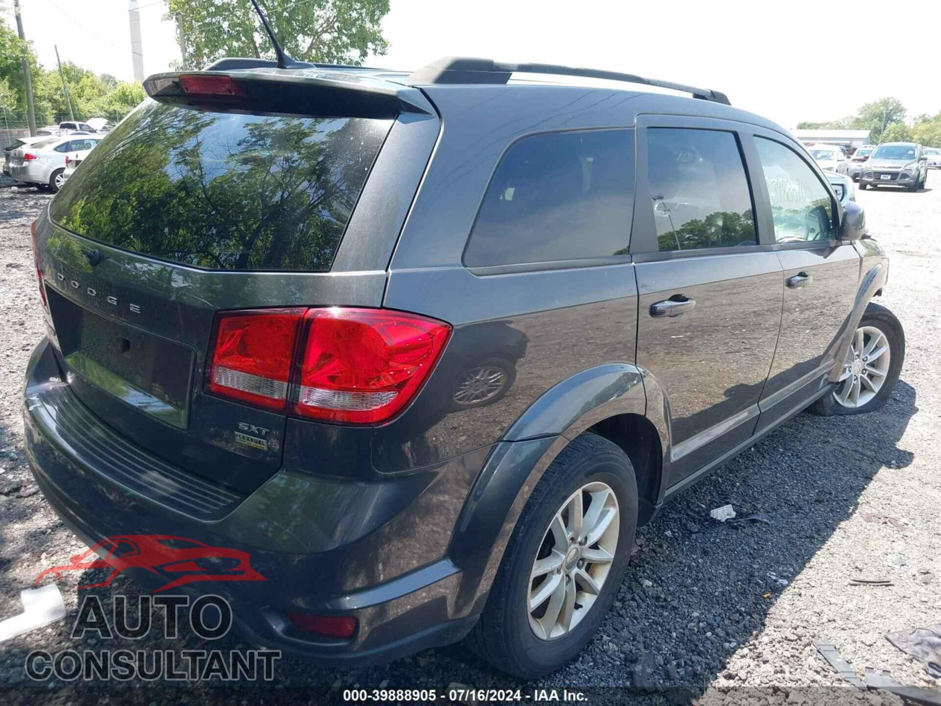 DODGE JOURNEY 2017 - 3C4PDCBG8HT643807