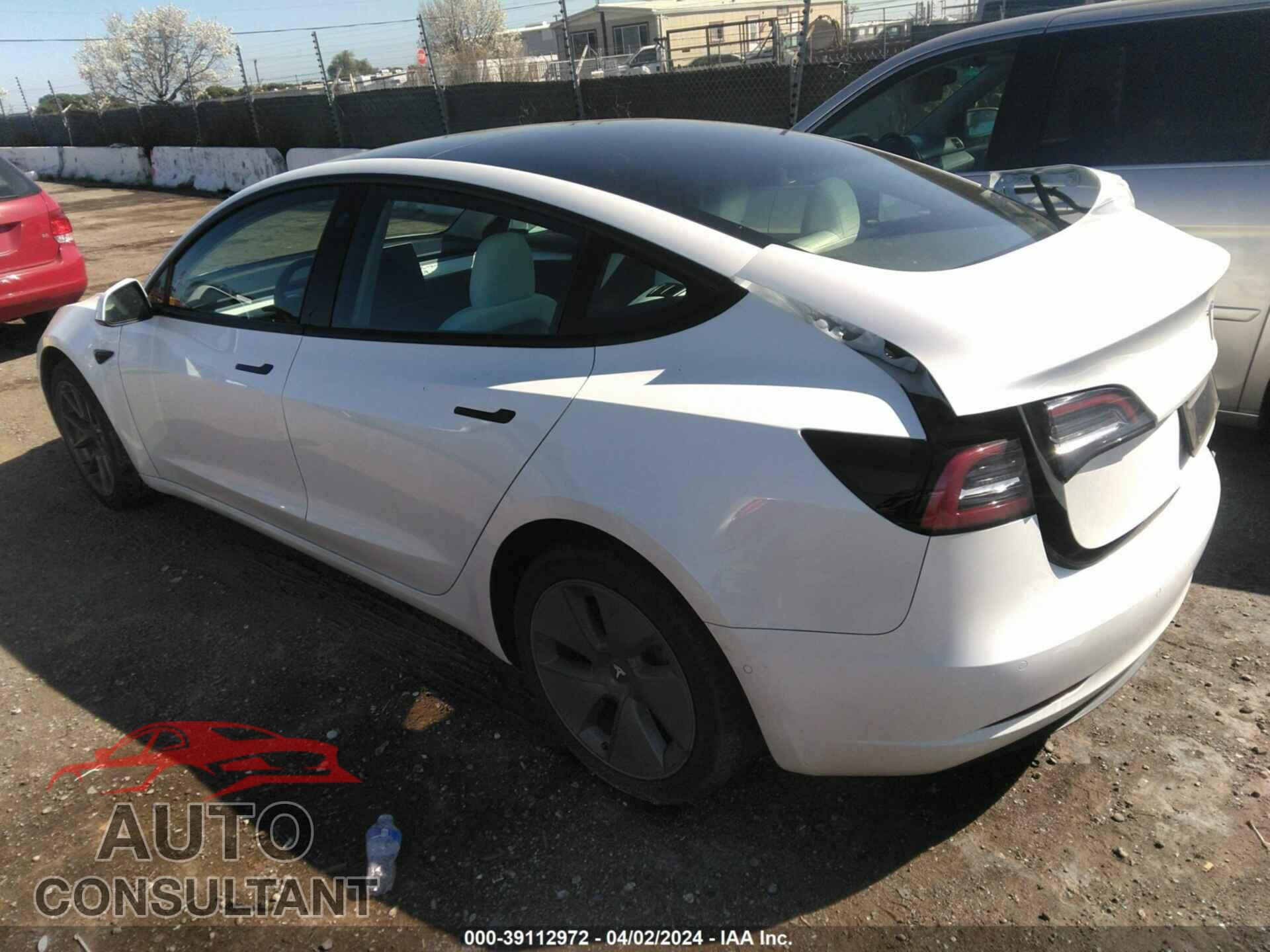 TESLA MODEL 3 2022 - 5YJ3E1EA9NF345154